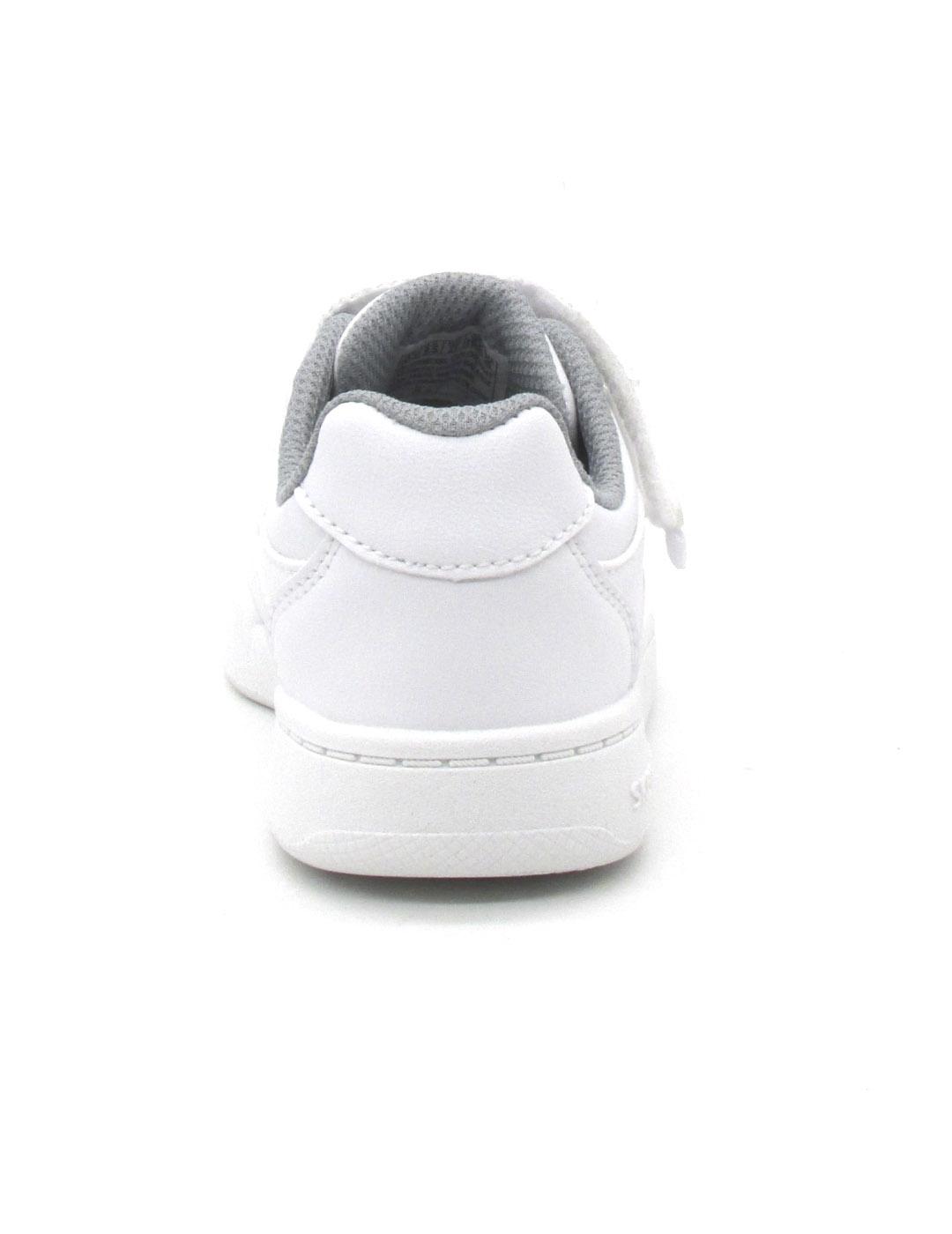 Zapatilla Skechers 405638L/WHT de color blanco para niño