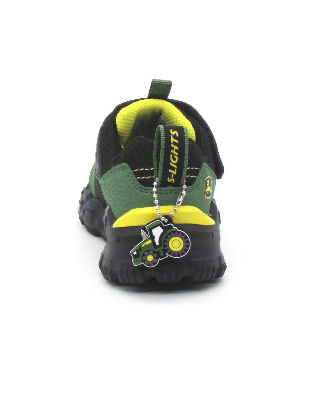 Zapatilla Skechers 407061L verde/negro para niño