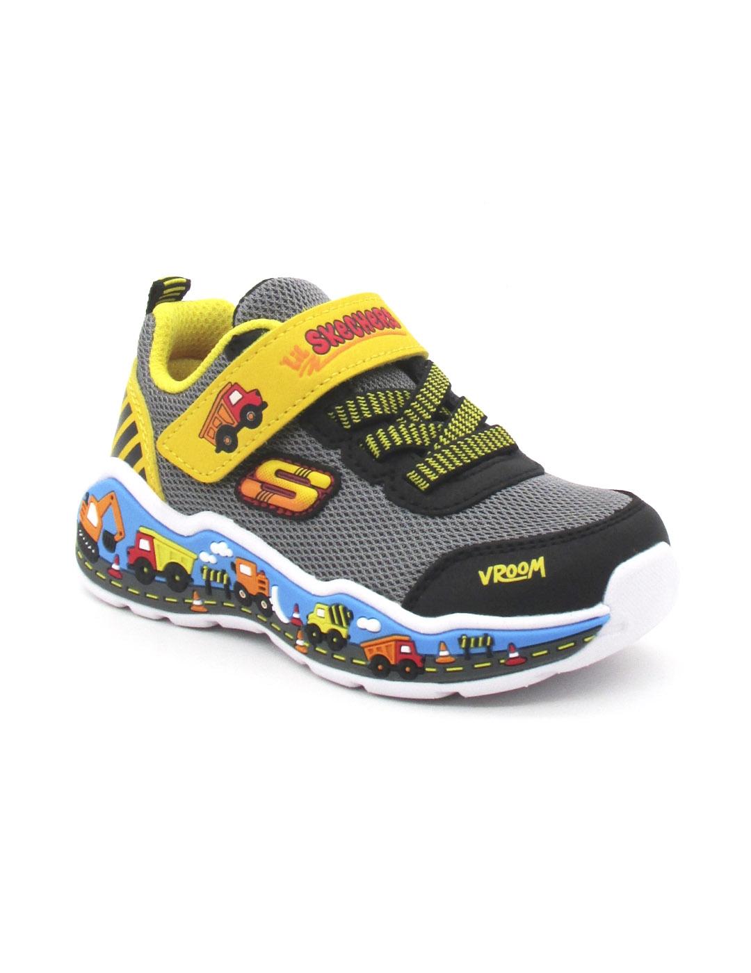 Zapatilla Skechers 407312N/BKYL negro/amarillo niñ