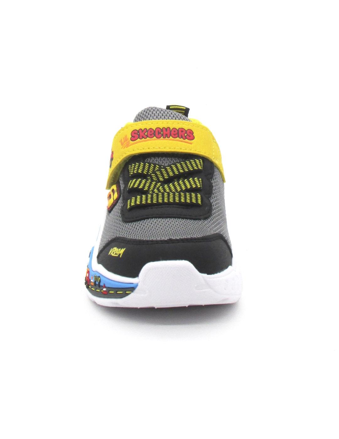 Zapatilla Skechers 407312N/BKYL negro/amarillo niñ