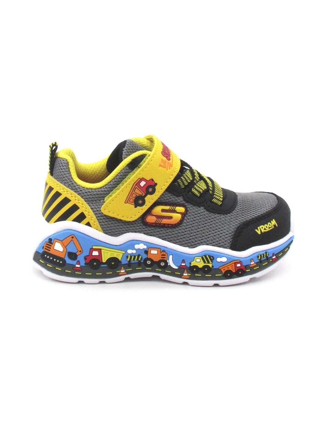 Zapatilla Skechers 407312N/BKYL negro/amarillo niñ