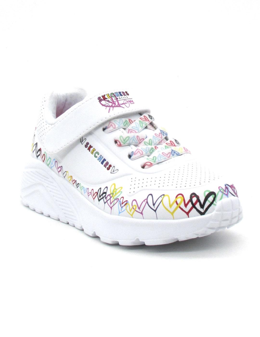 Zapatilla Skechers 314091L/WMLT blanco/multicolor