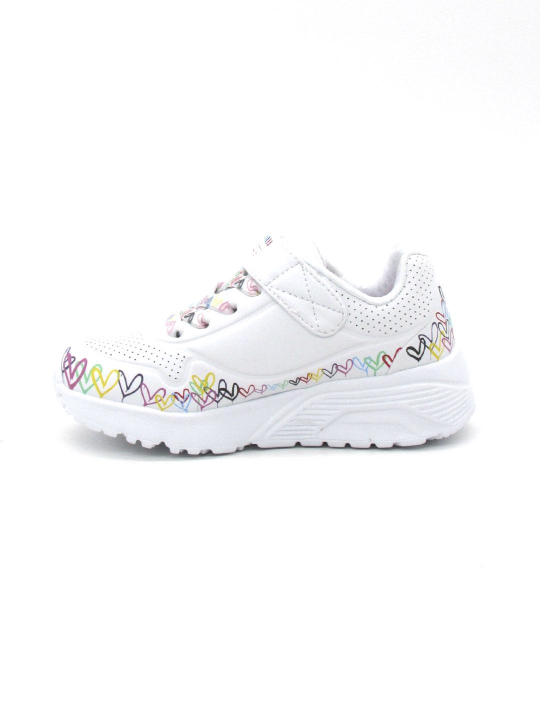 Zapatilla Skechers 314091L/WMLT blanco/multicolor
