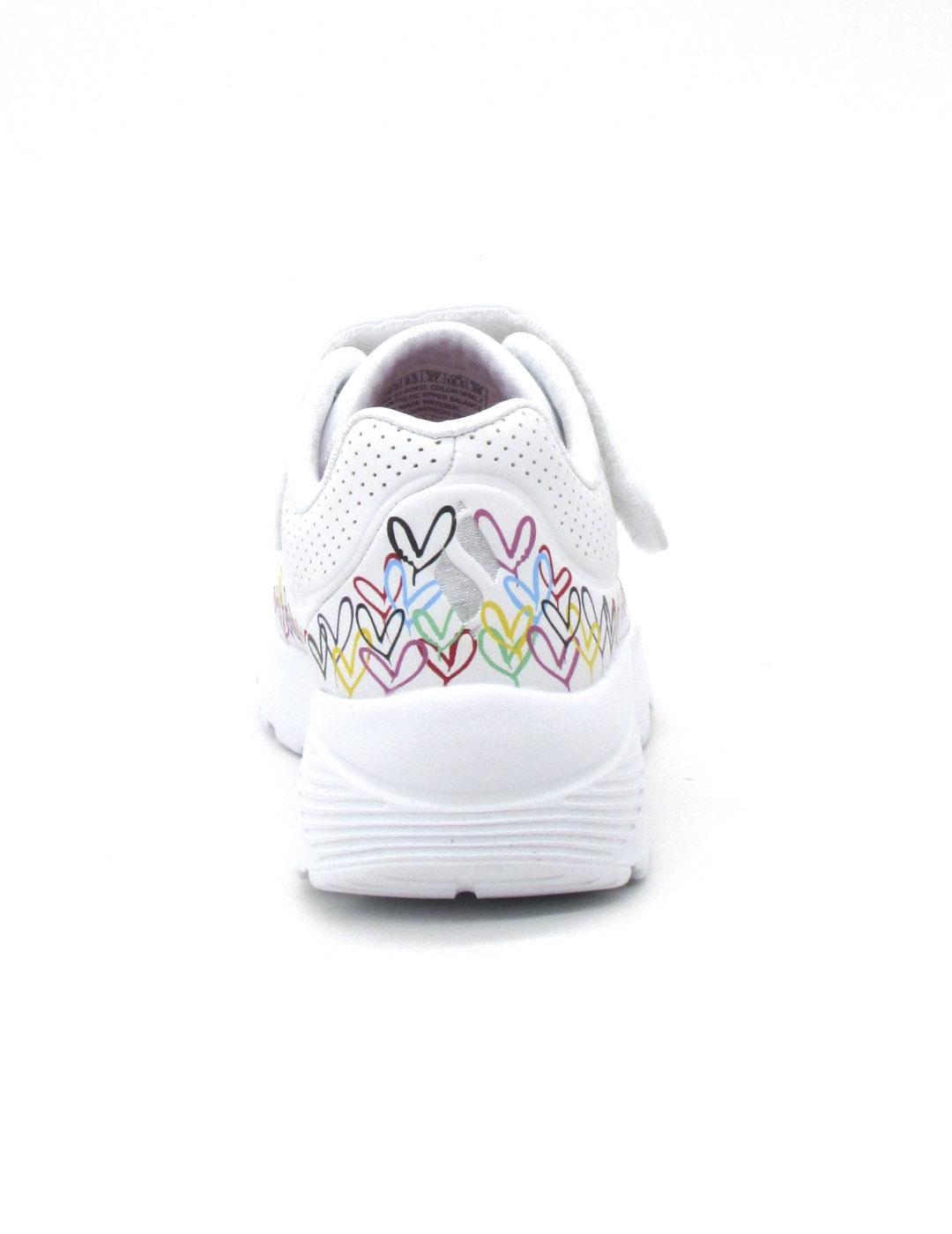 Zapatilla Skechers 314091L/WMLT blanco/multicolor