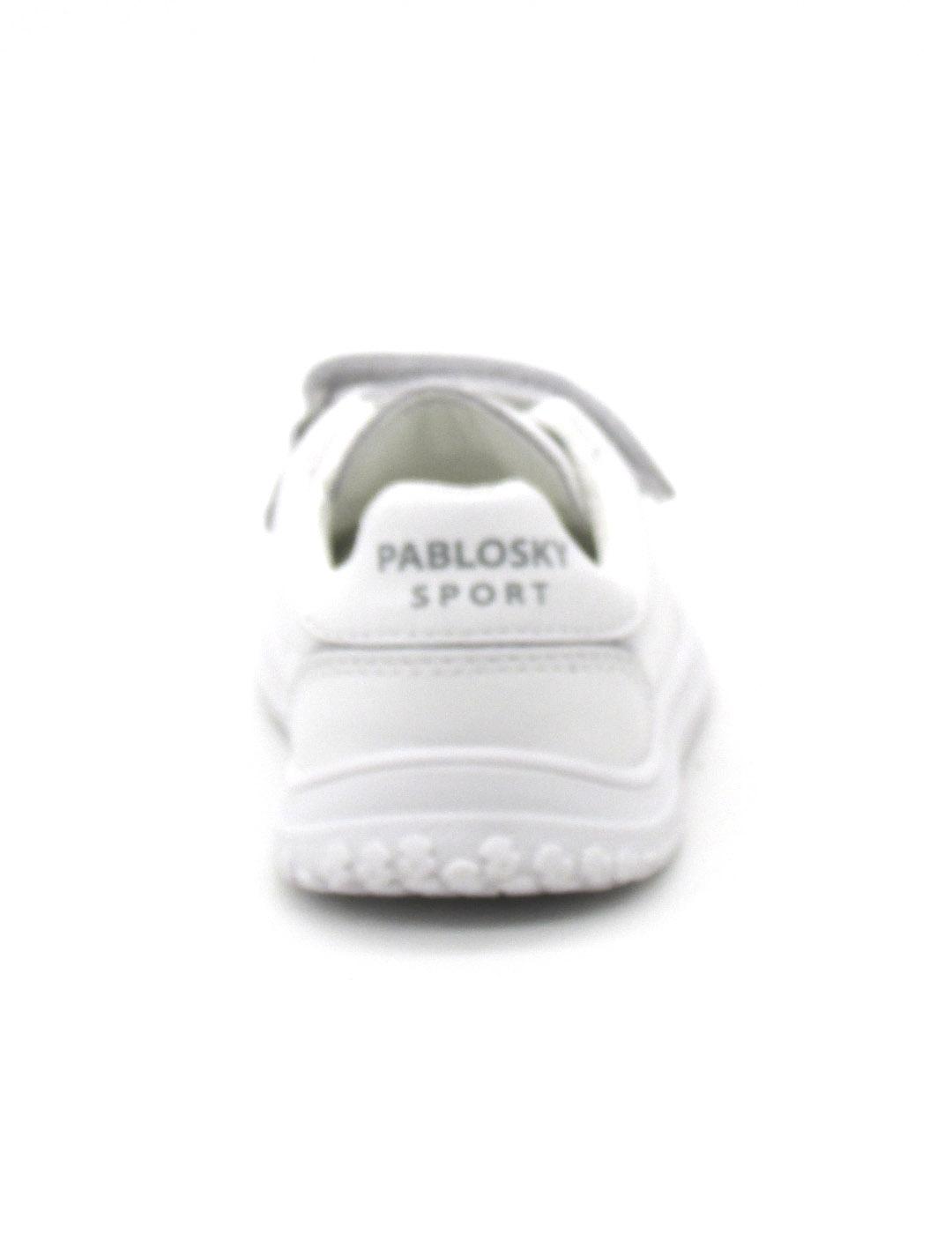 Zapatilla Pablosky 200000 blanco velcro unisex