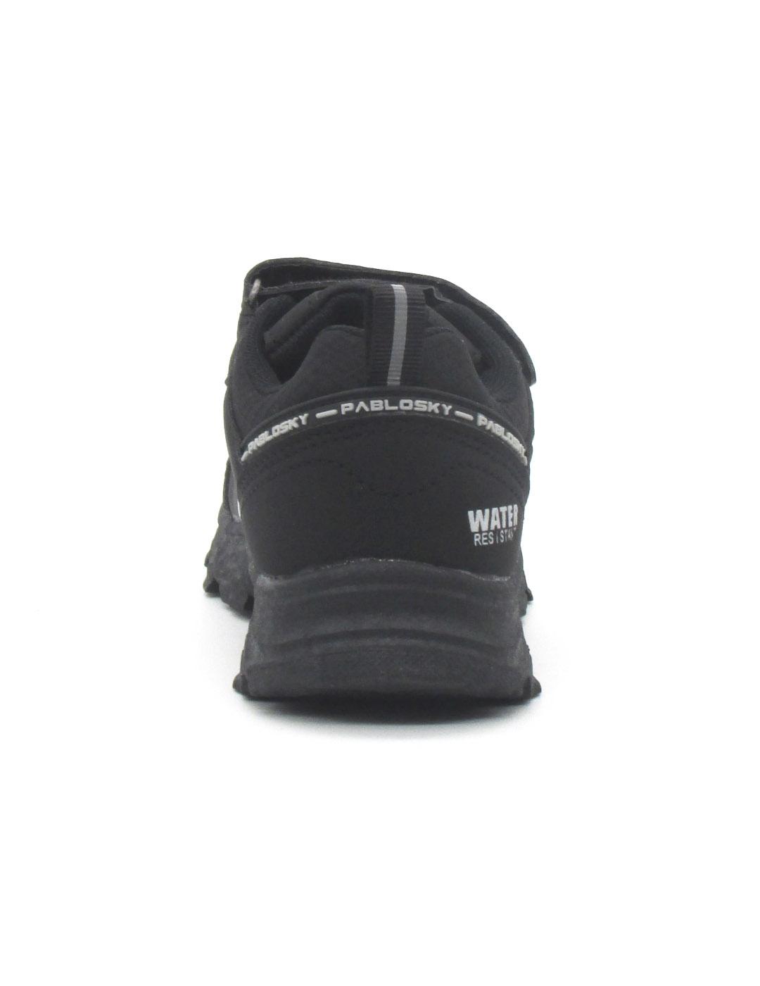 Zapatilla Pablosky 979010 negro/gris water