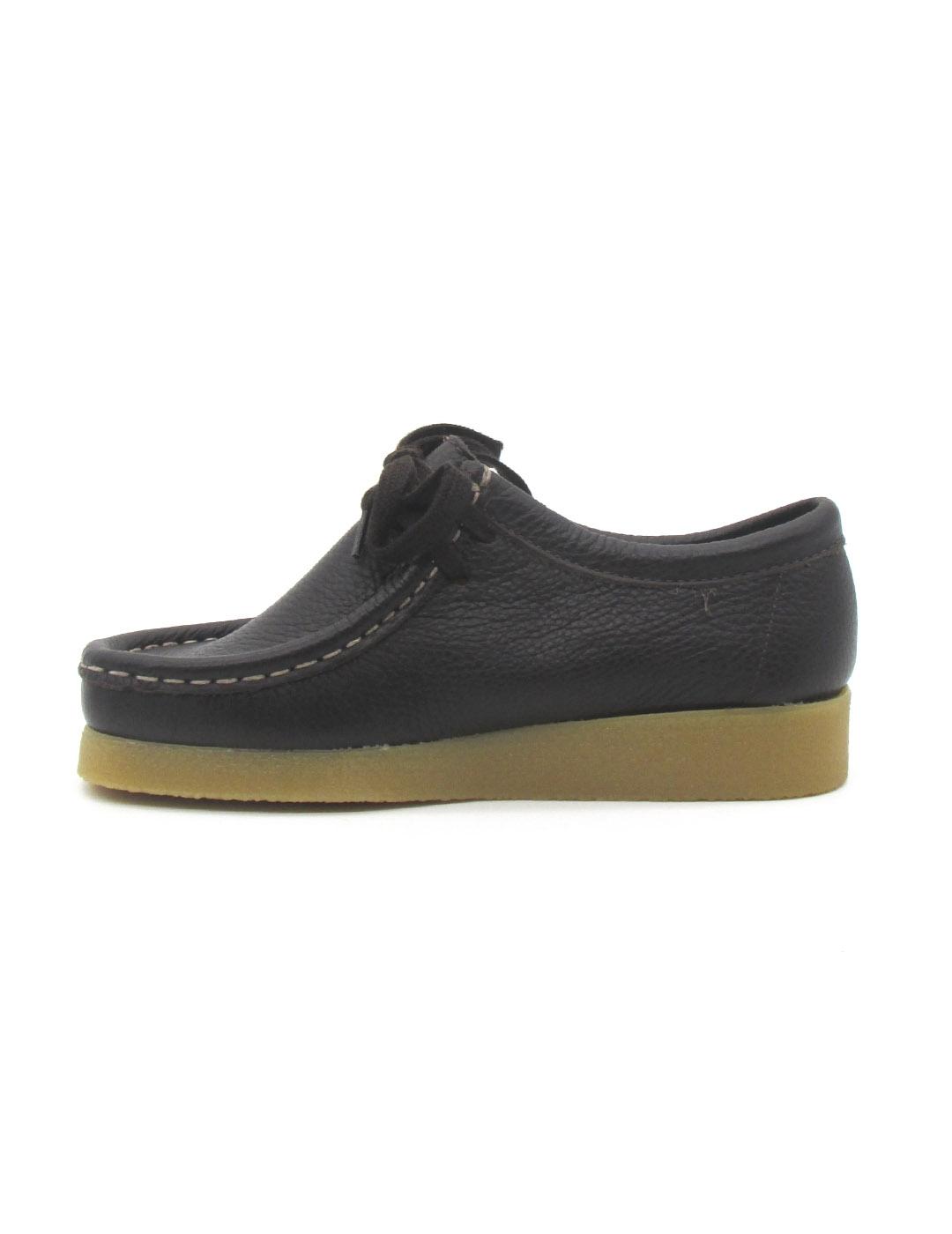 Zapato deportivo Agot BEE caoba piel cordon
