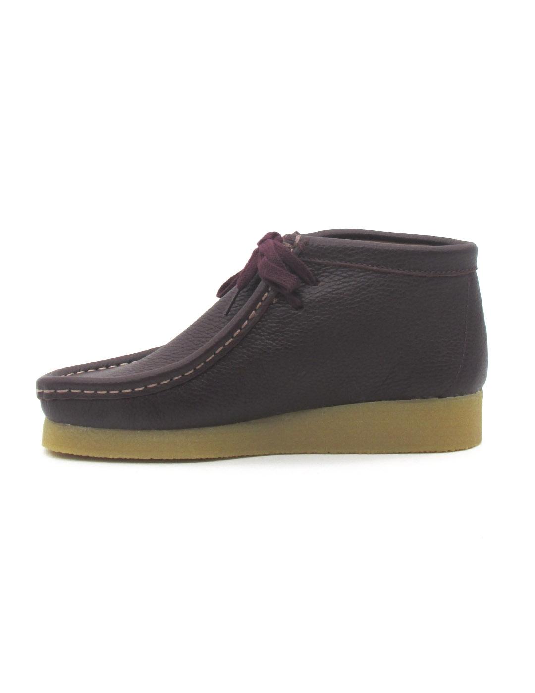 Botin Agot WASP color vino piel para mujer