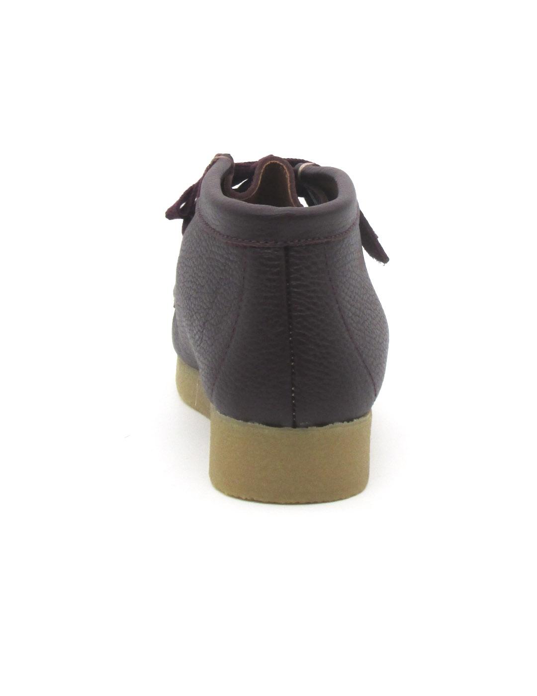 Botin Agot WASP color vino piel para mujer