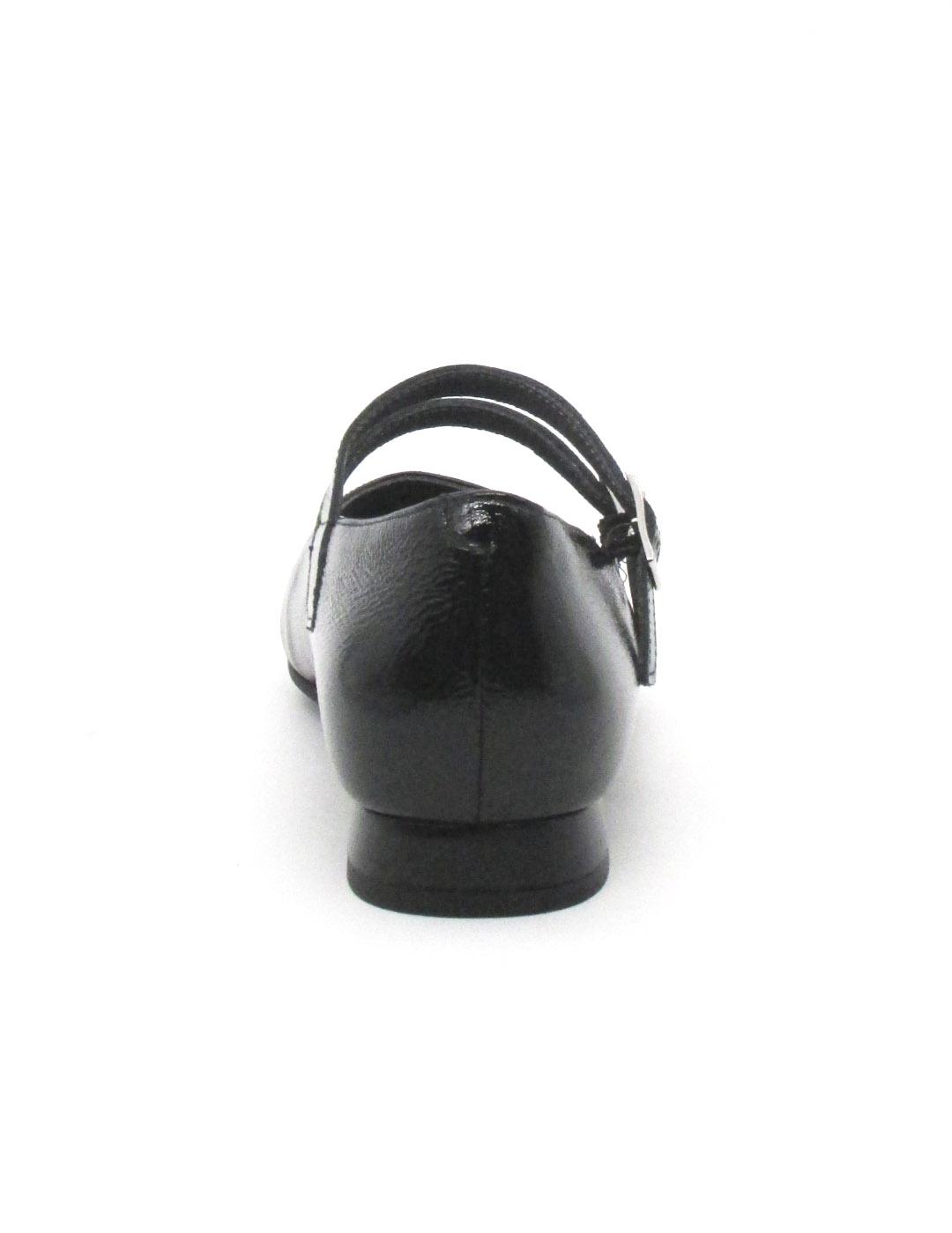 Bailarina Pitillos 10840 de color negro charol