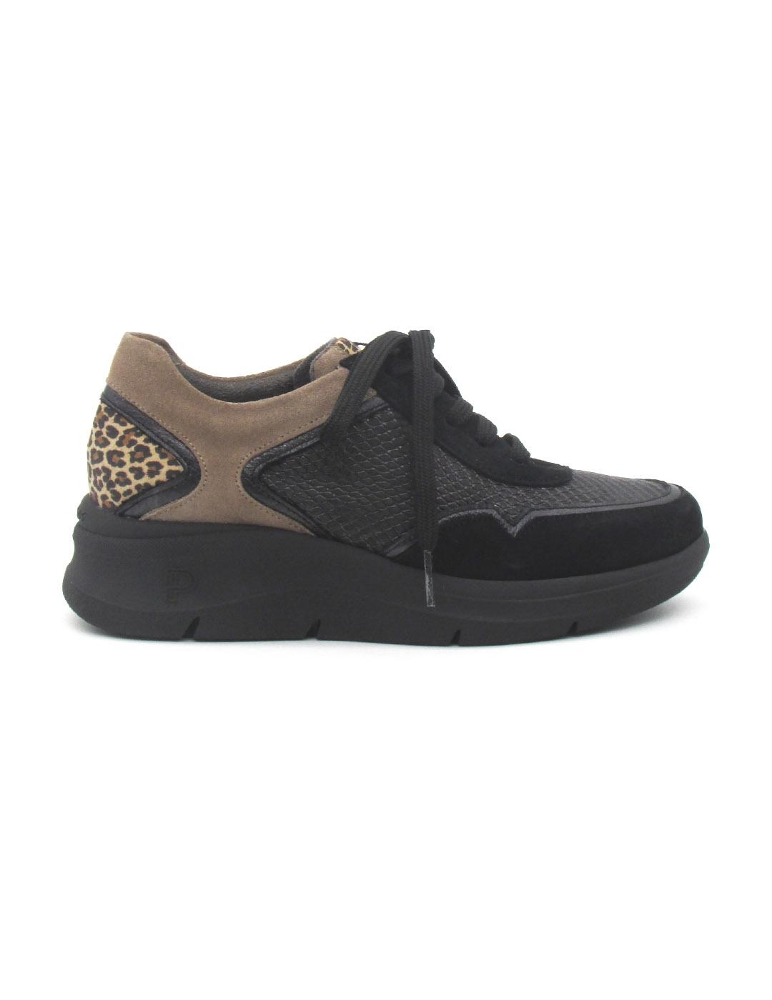 Zapato deportivo Pitillos 10913 de color negro