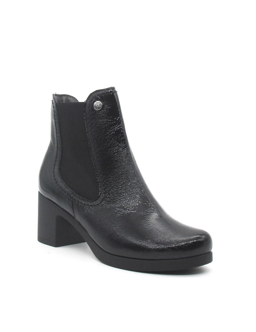 Botin Pitillos 30103 negro tacon charol