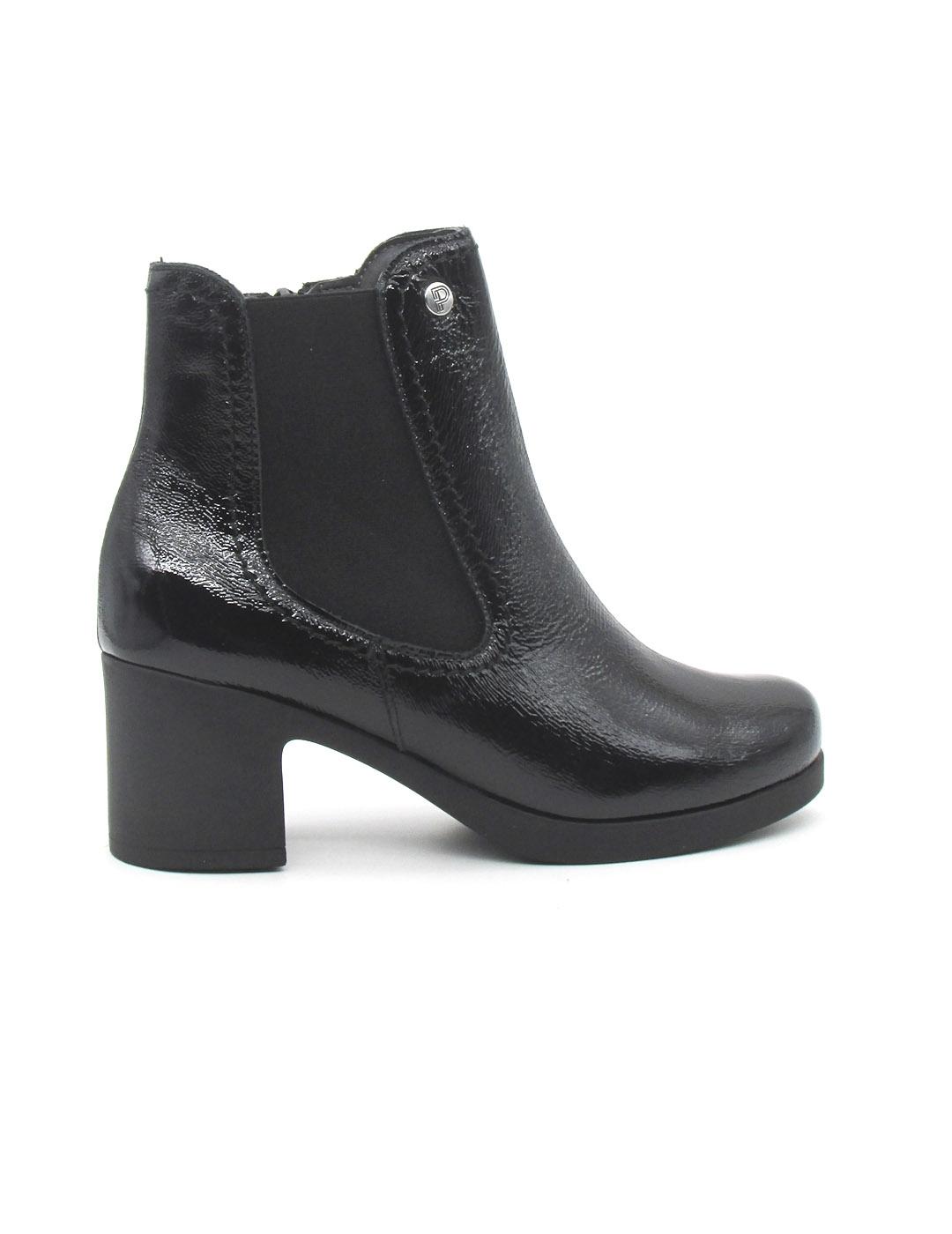 Botin Pitillos 30103 negro tacon charol
