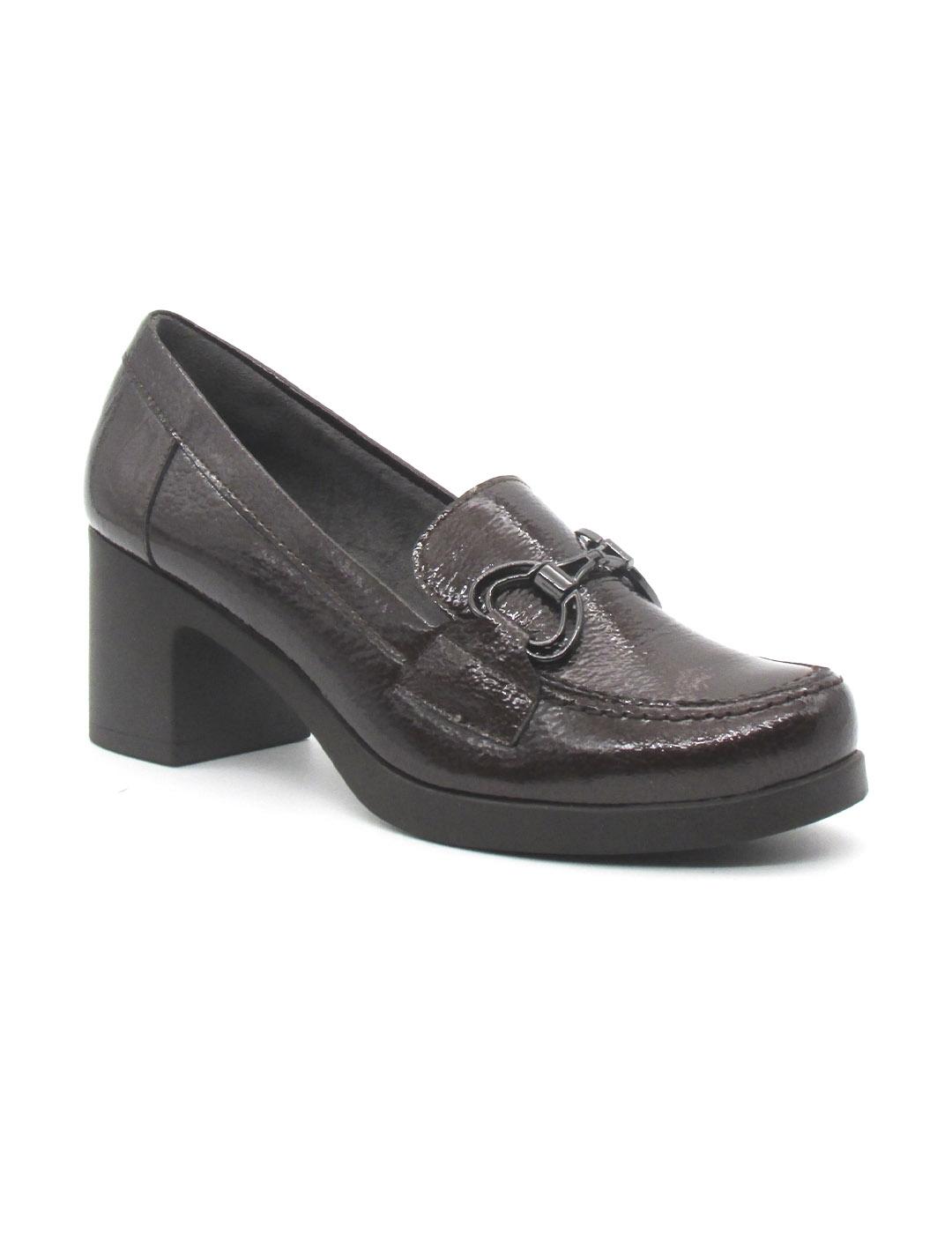 Zapato Pitillos 30101 color marron tacon charol