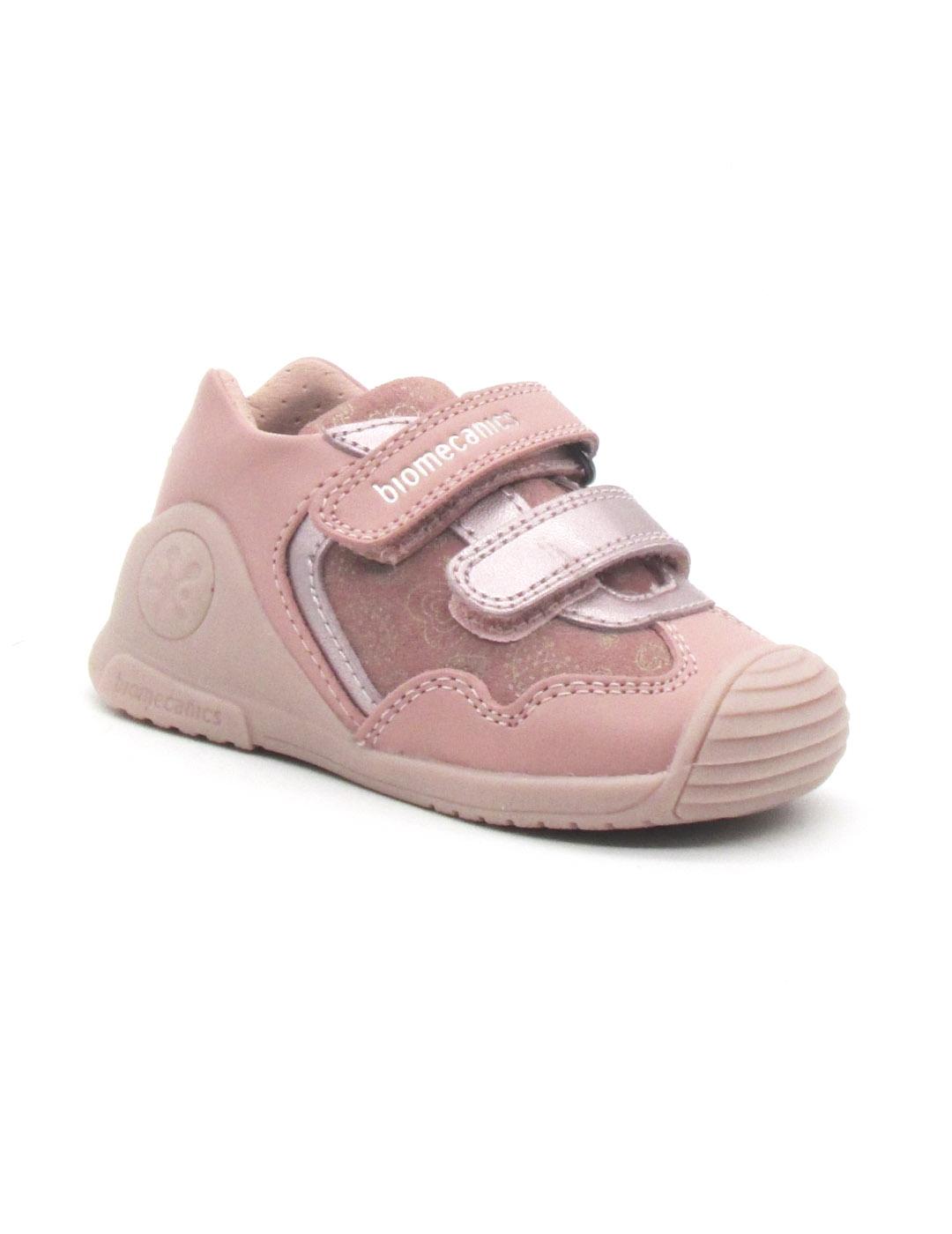 Botín Biomecanics 251103-A193 de color rosa niña