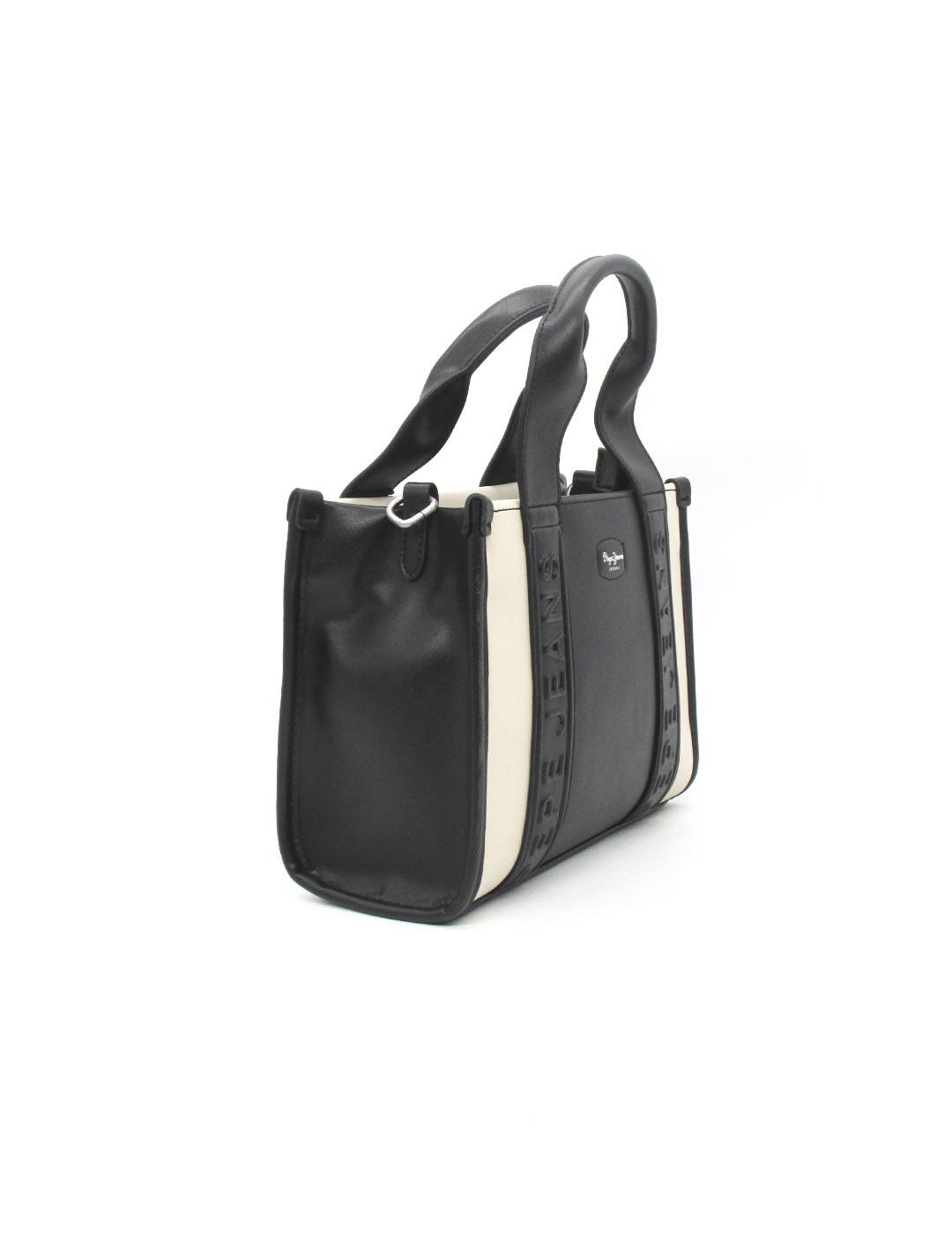 Bolso Pepe Jeans PL0300008 negro/blanco para mujer