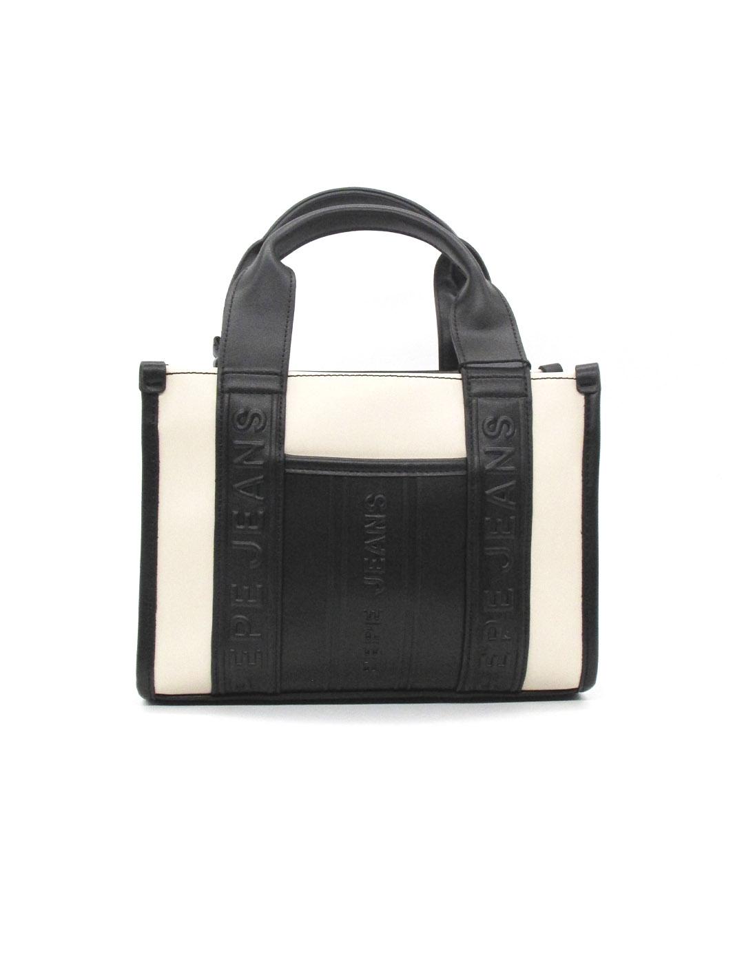 Bolso Pepe Jeans PL0300008 negro/blanco para mujer