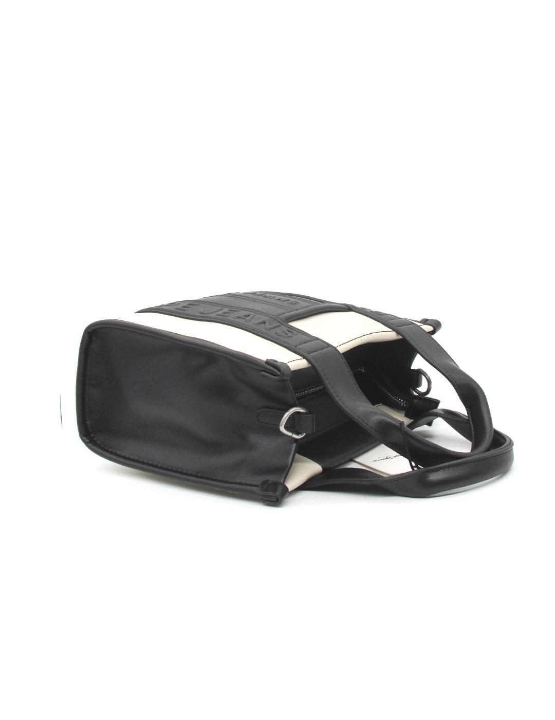 Bolso Pepe Jeans PL0300008 negro/blanco para mujer