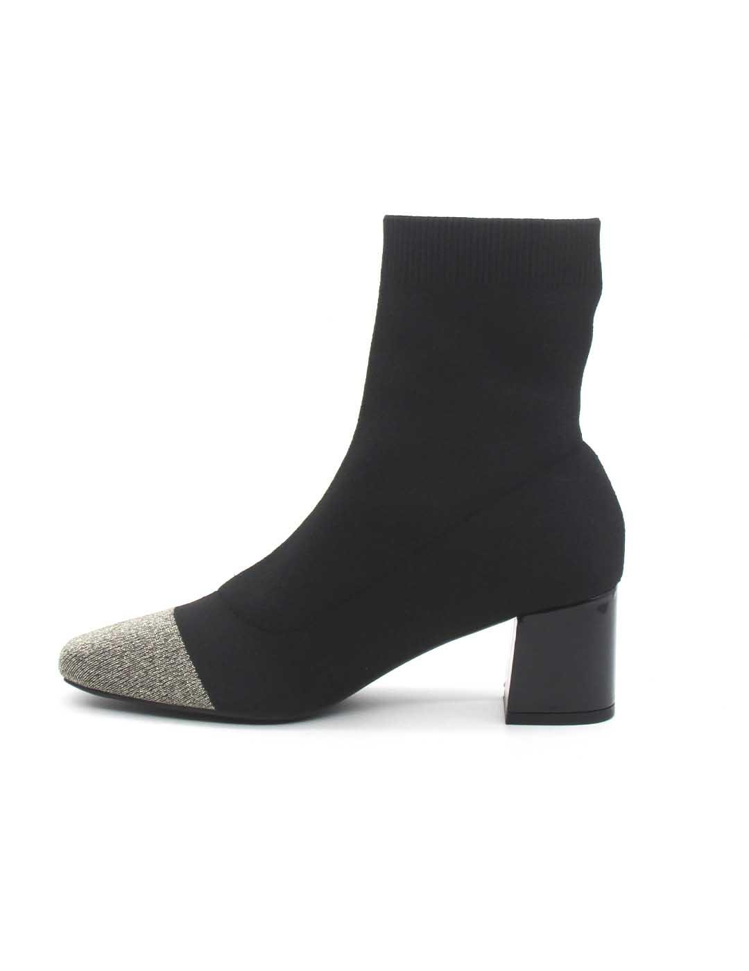 Botin Gioseppo 73653 -VANLOSE oro/negro tacon