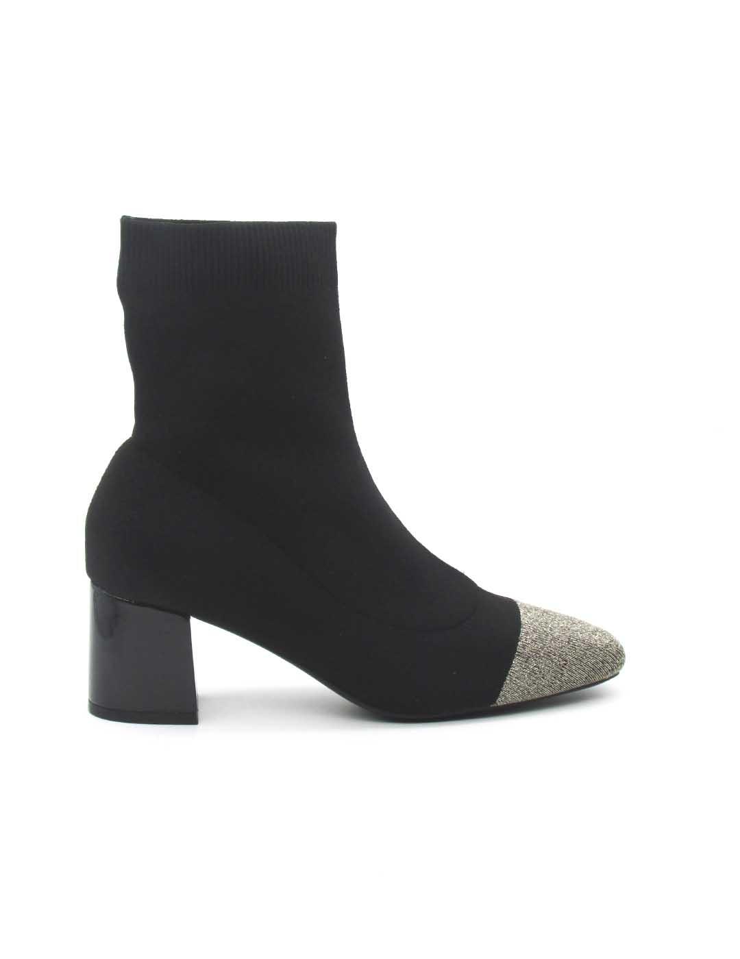 Botin Gioseppo 73653 -VANLOSE oro/negro tacon