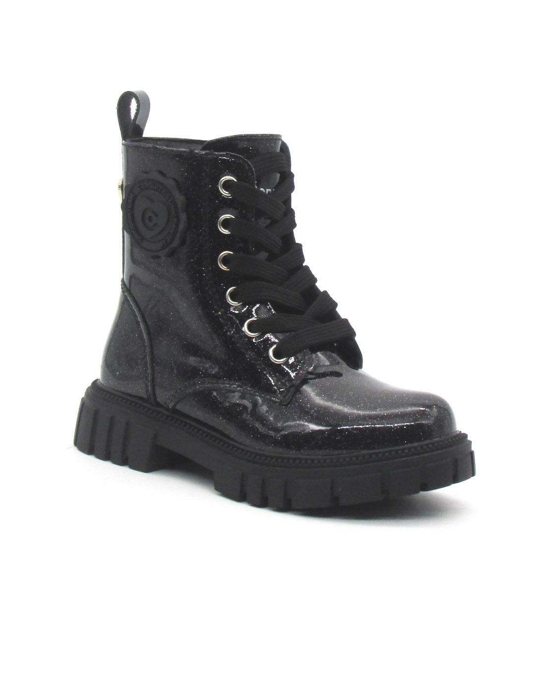 Botin Conguitos COSH244011 negro charol para niña