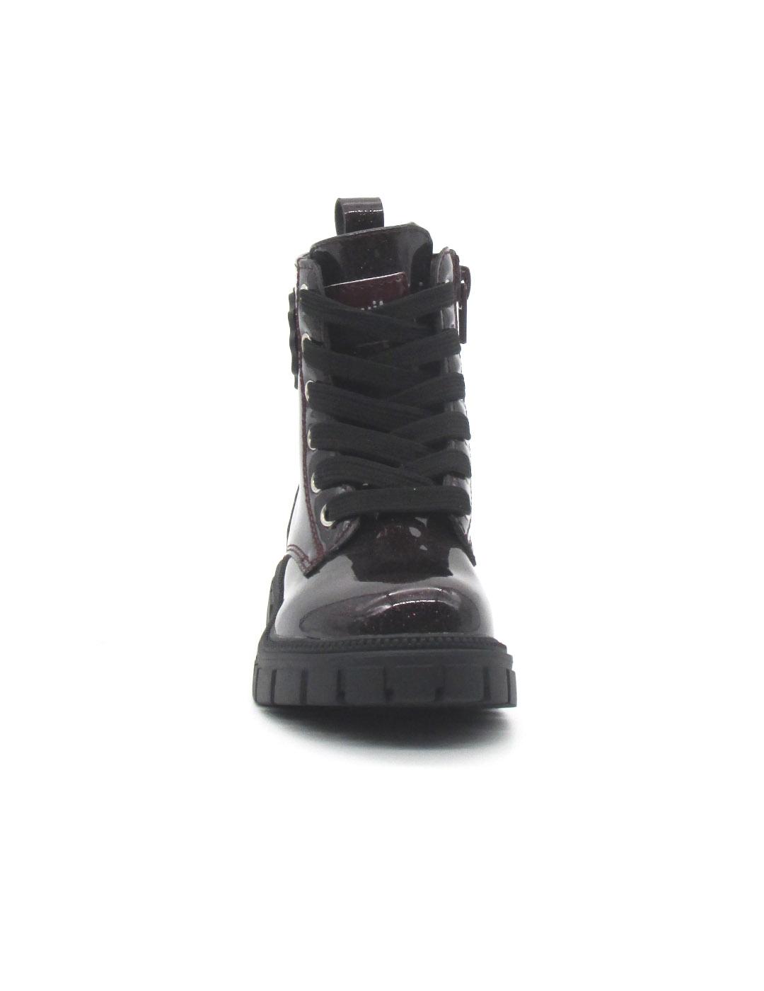 Botin Conguitos COSH244011 burdeos charol para niña