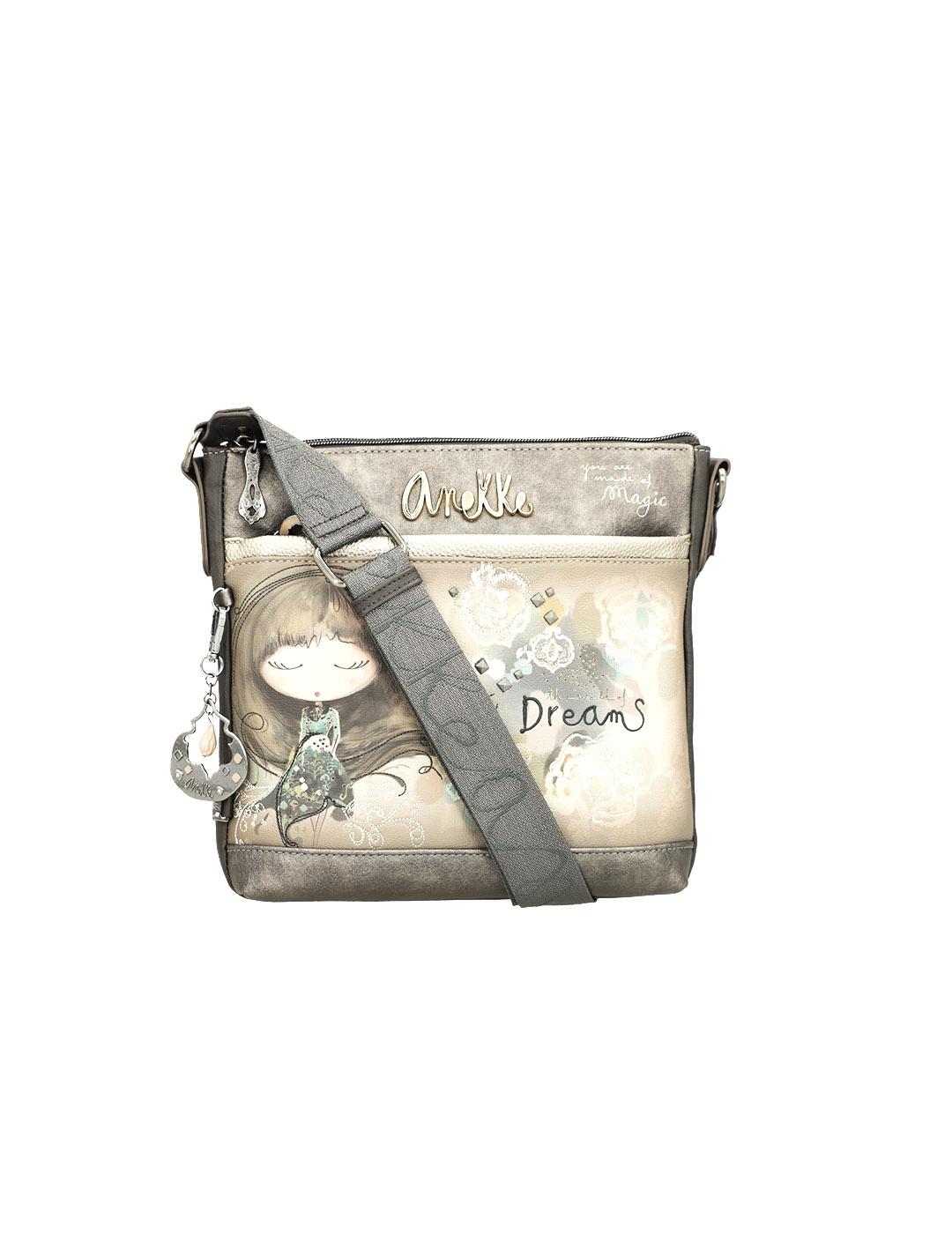 Bolso bandolera Anekke REAL 41703-069 gris