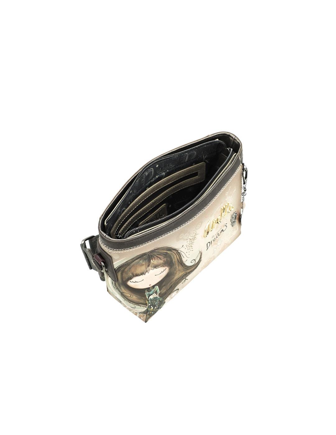 Bolso bandolera Anekke REAL 41703-493 beige