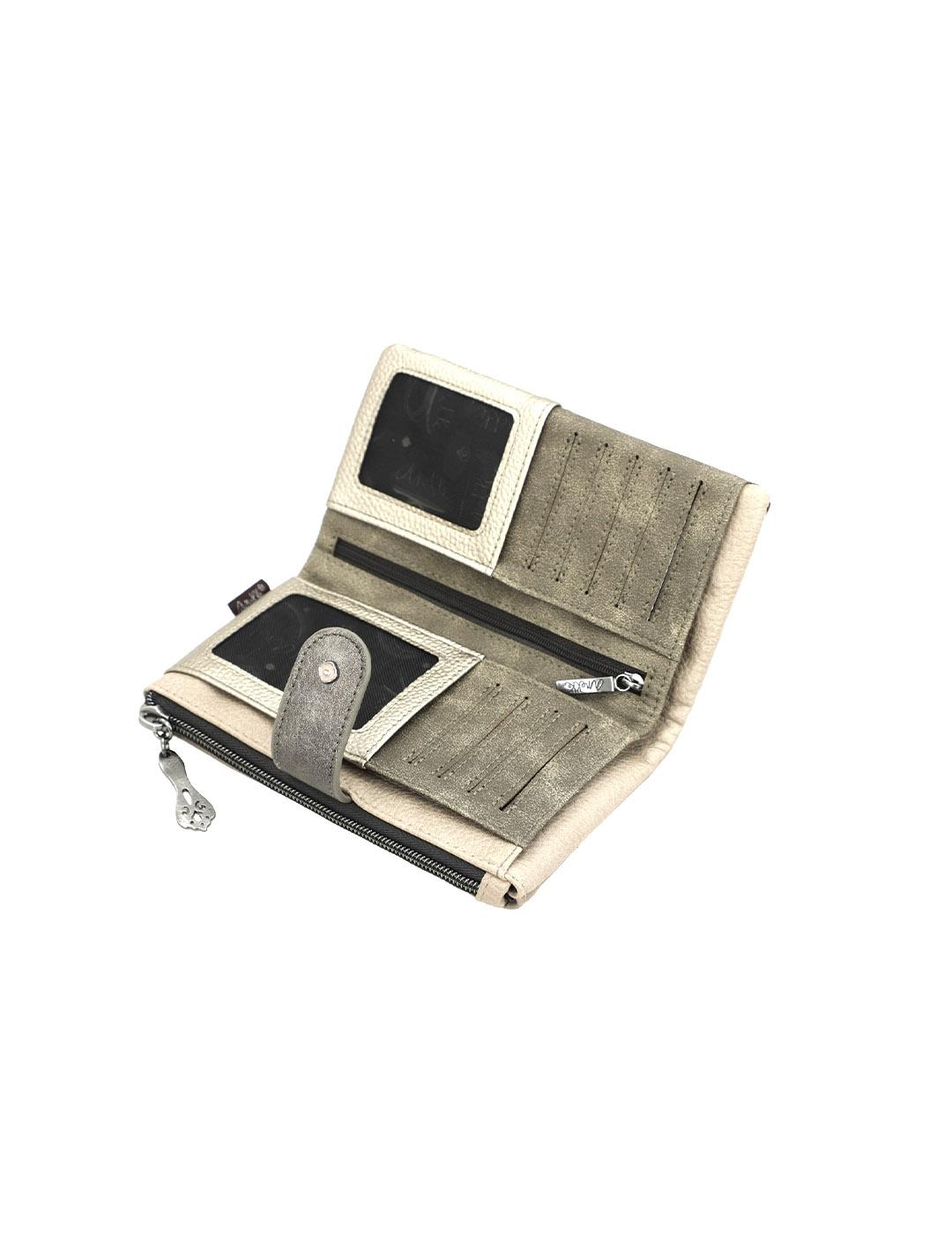 Billetero Anekke REAL 41709-907 beige para mujer