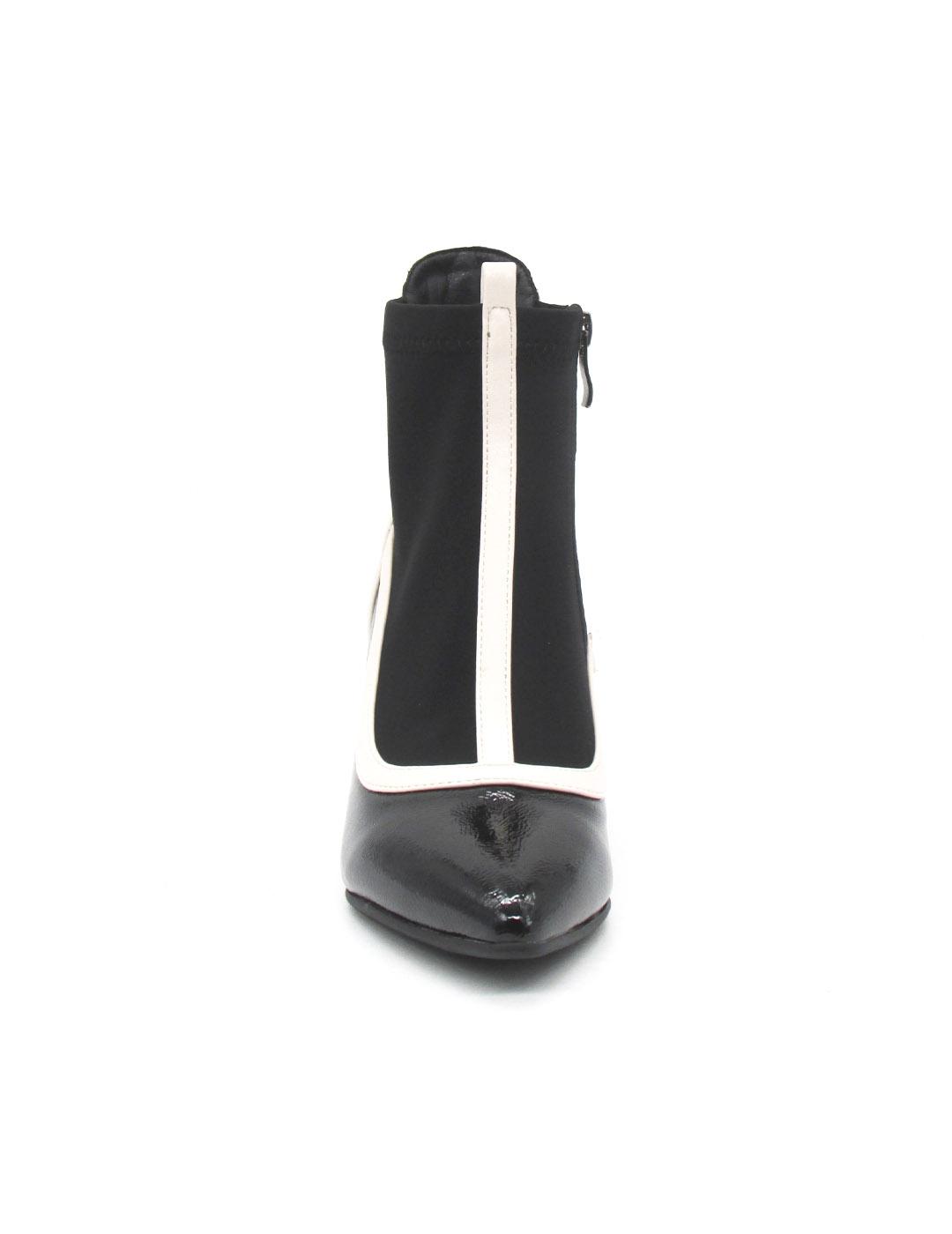 Botin Rock Away 84571 A negro tacon para mujer