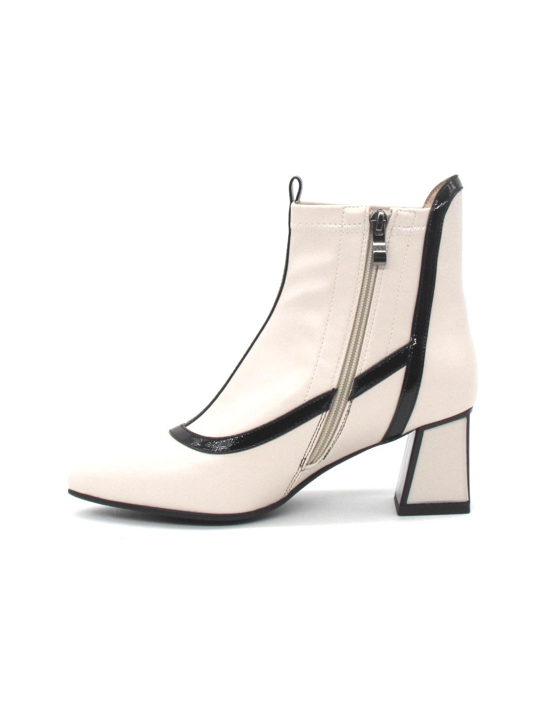 Botin Rock Away 84571B beige tacon para mujer