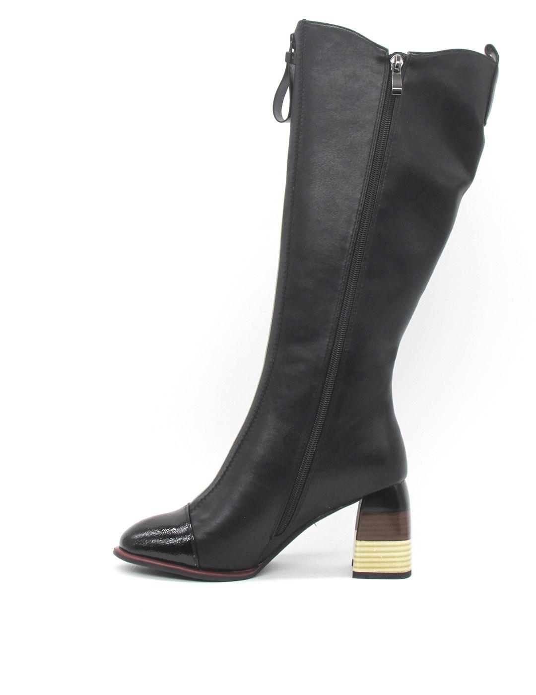 Bota Rock Away 84562A negro tacon para mujer