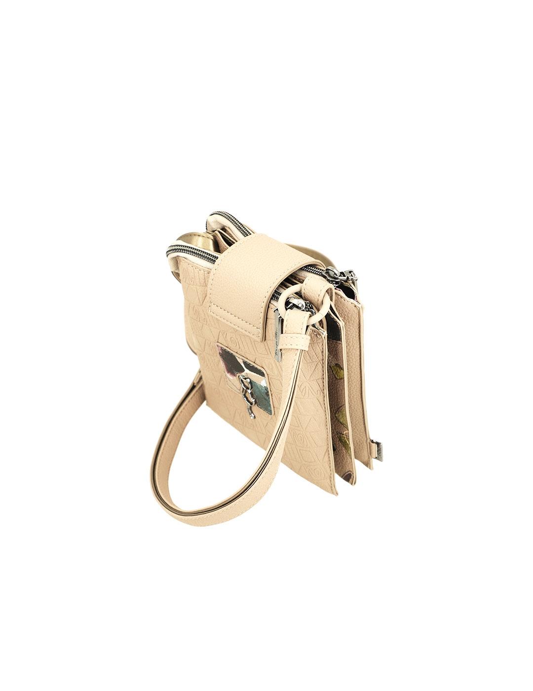 Bolso bandolera Anekke 41773-913 taupe