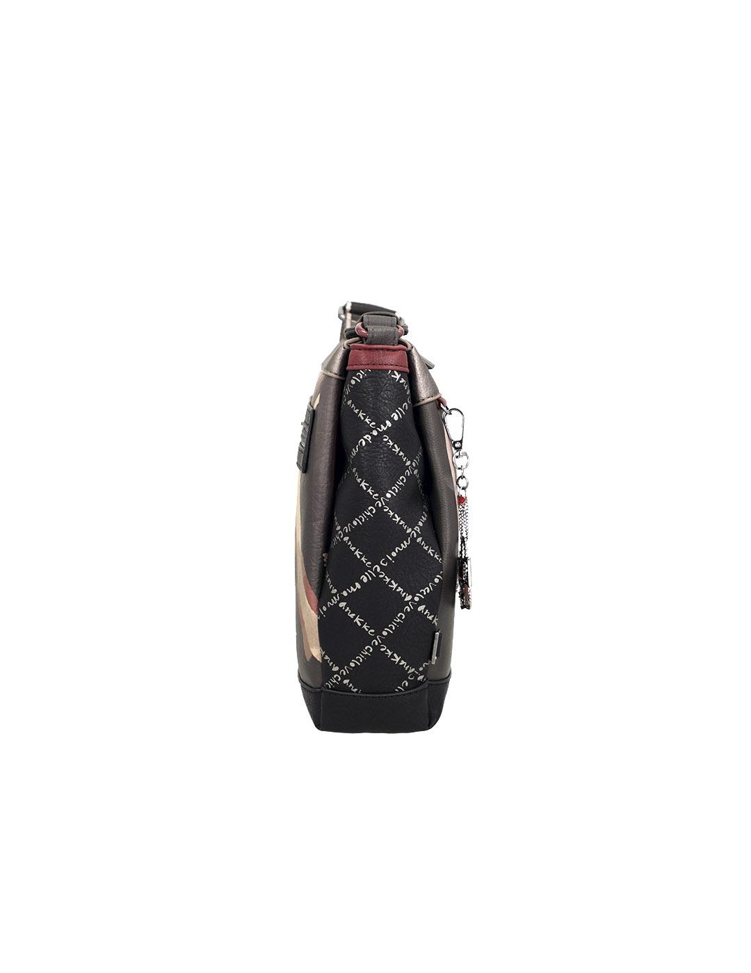 Bolso bandolera Anekke 41803-039 negro/multi