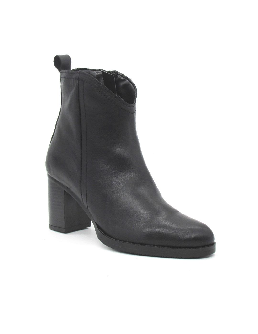 Botin campero Maria Jaen 1046N negro piel mujer