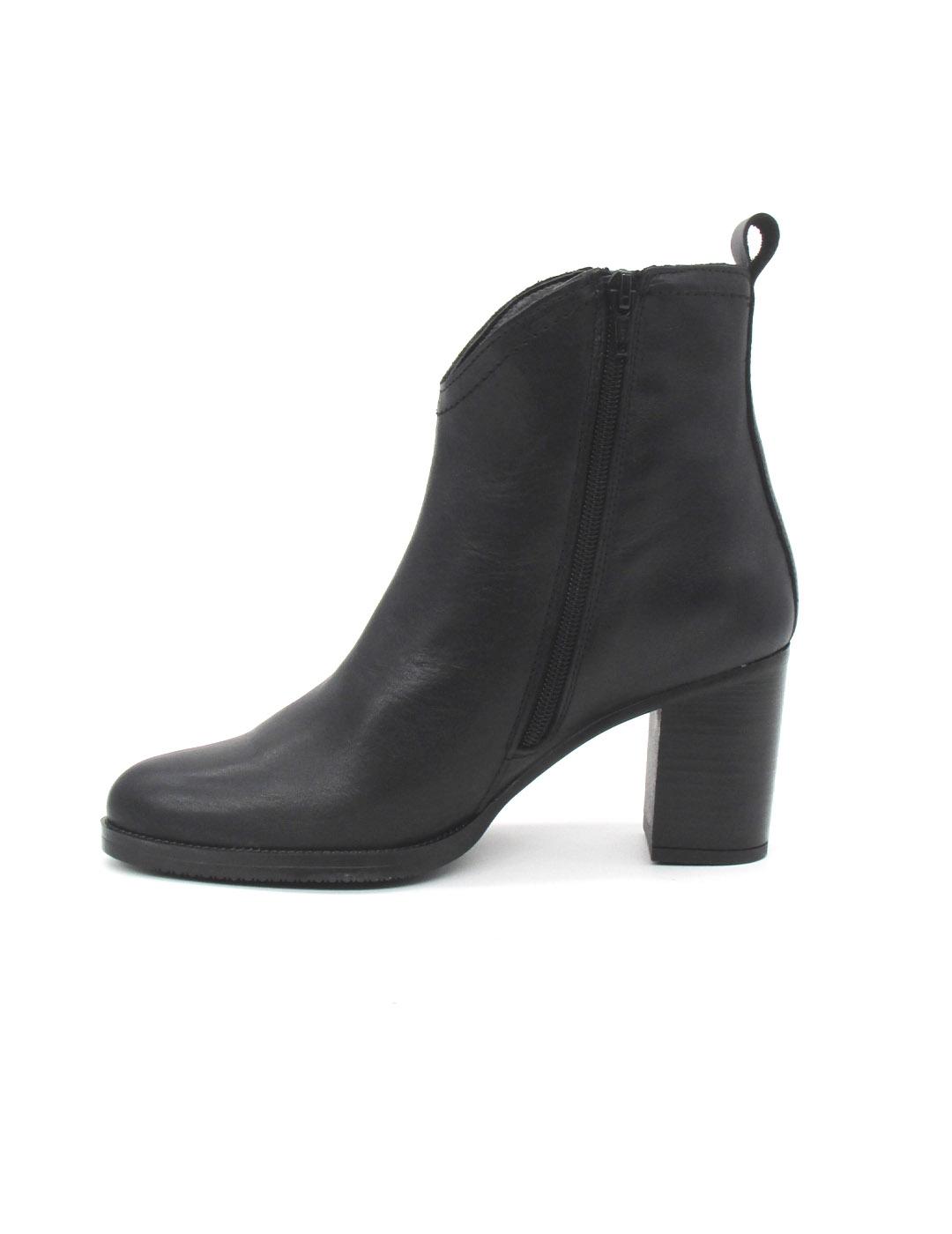 Botin campero Maria Jaen 1046N negro piel mujer