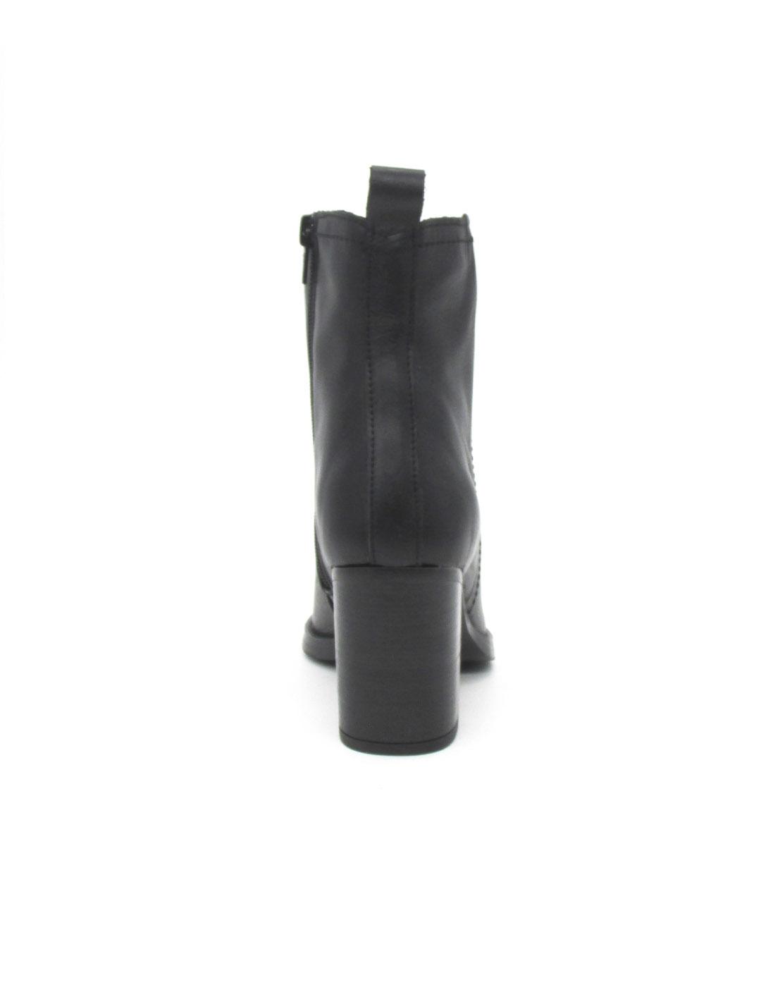 Botin campero Maria Jaen 1046N negro piel mujer