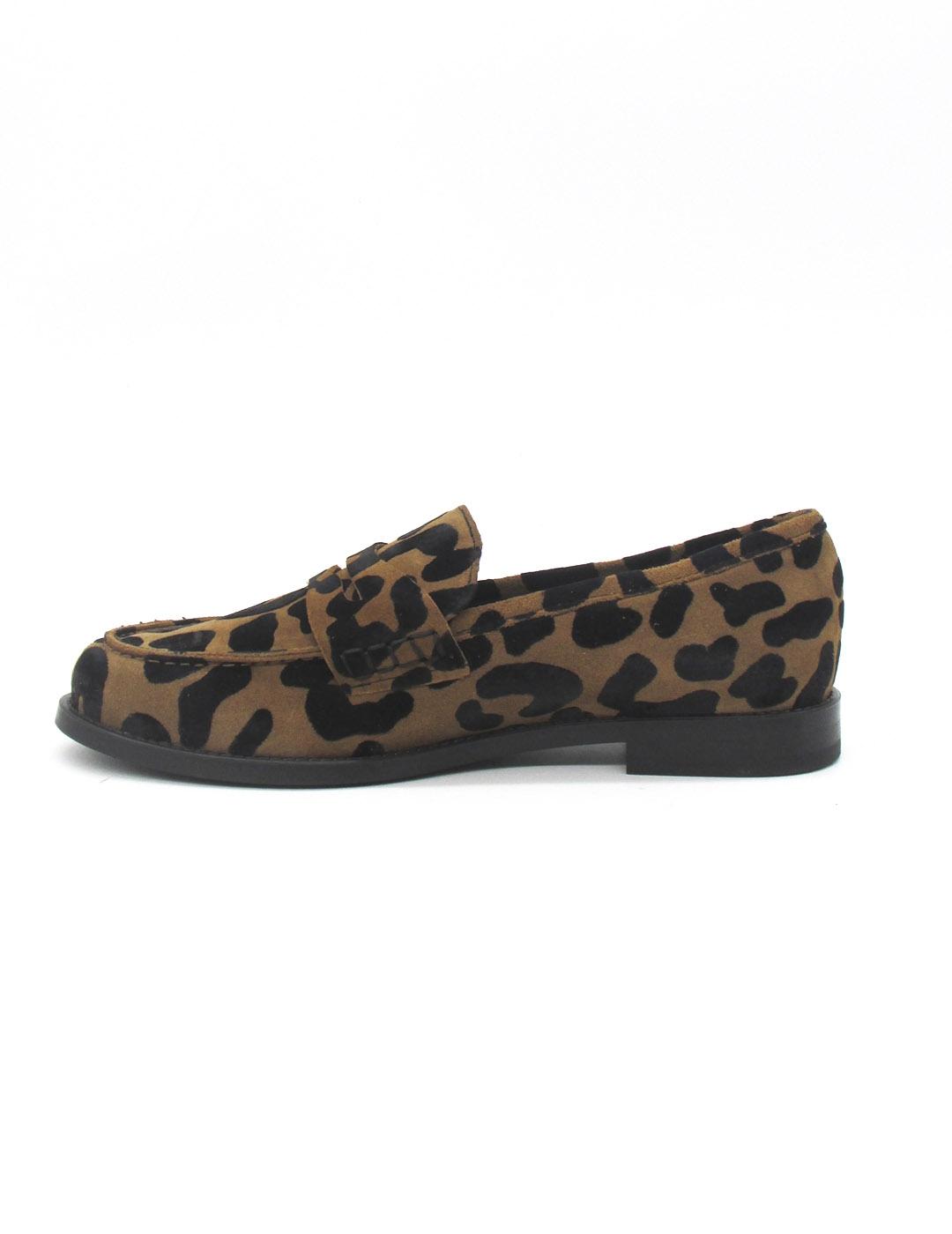 Mocasin Maria Jaen 1542N leopardo para mujer