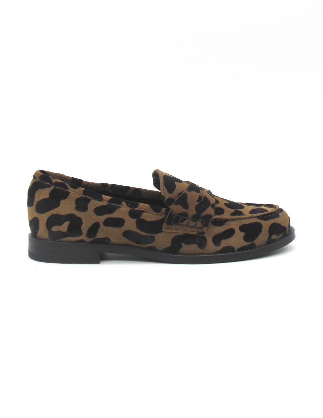 Mocasin Maria Jaen 1542N leopardo para mujer
