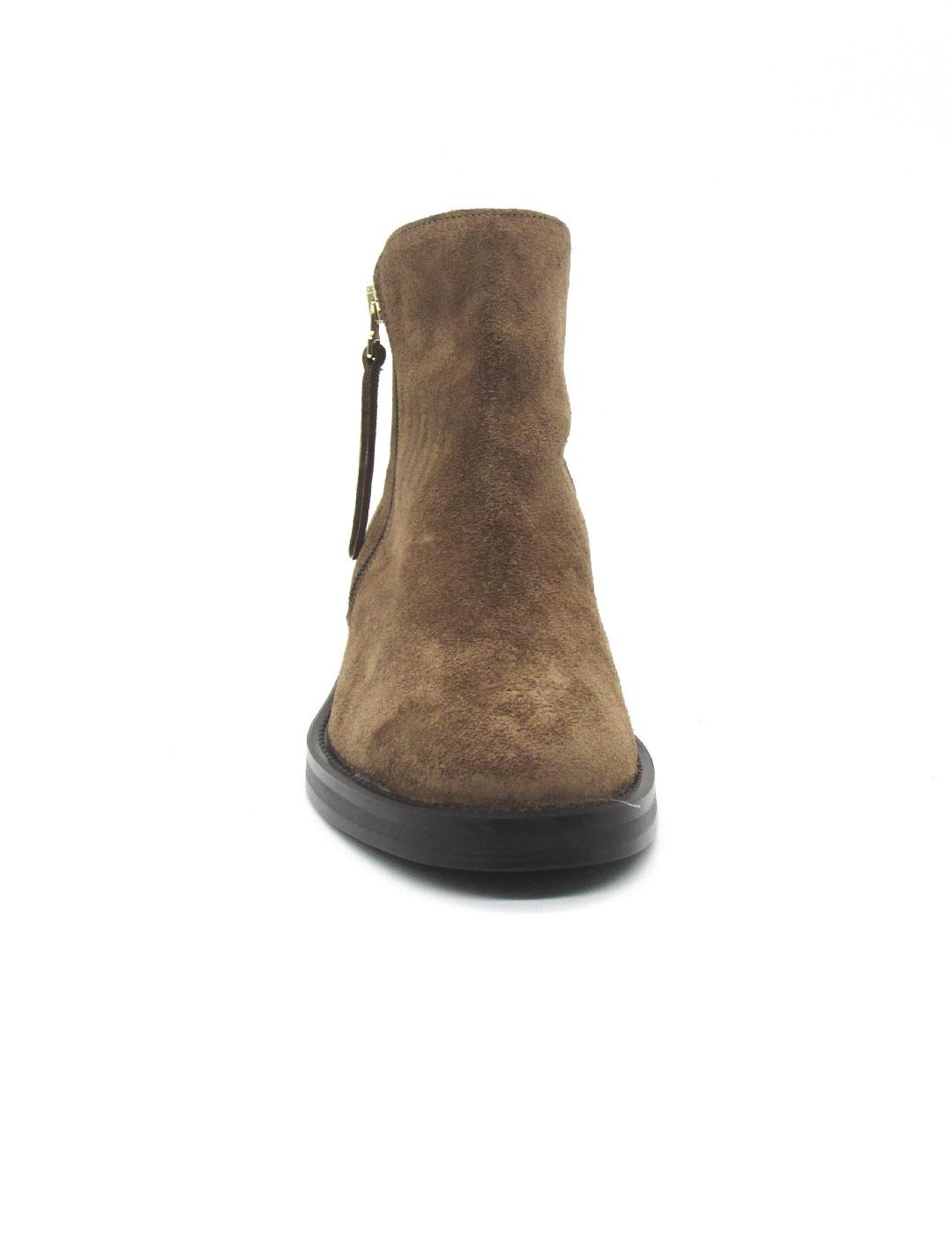 Botin Maria Jaen 1001N avellana serraje para mujer