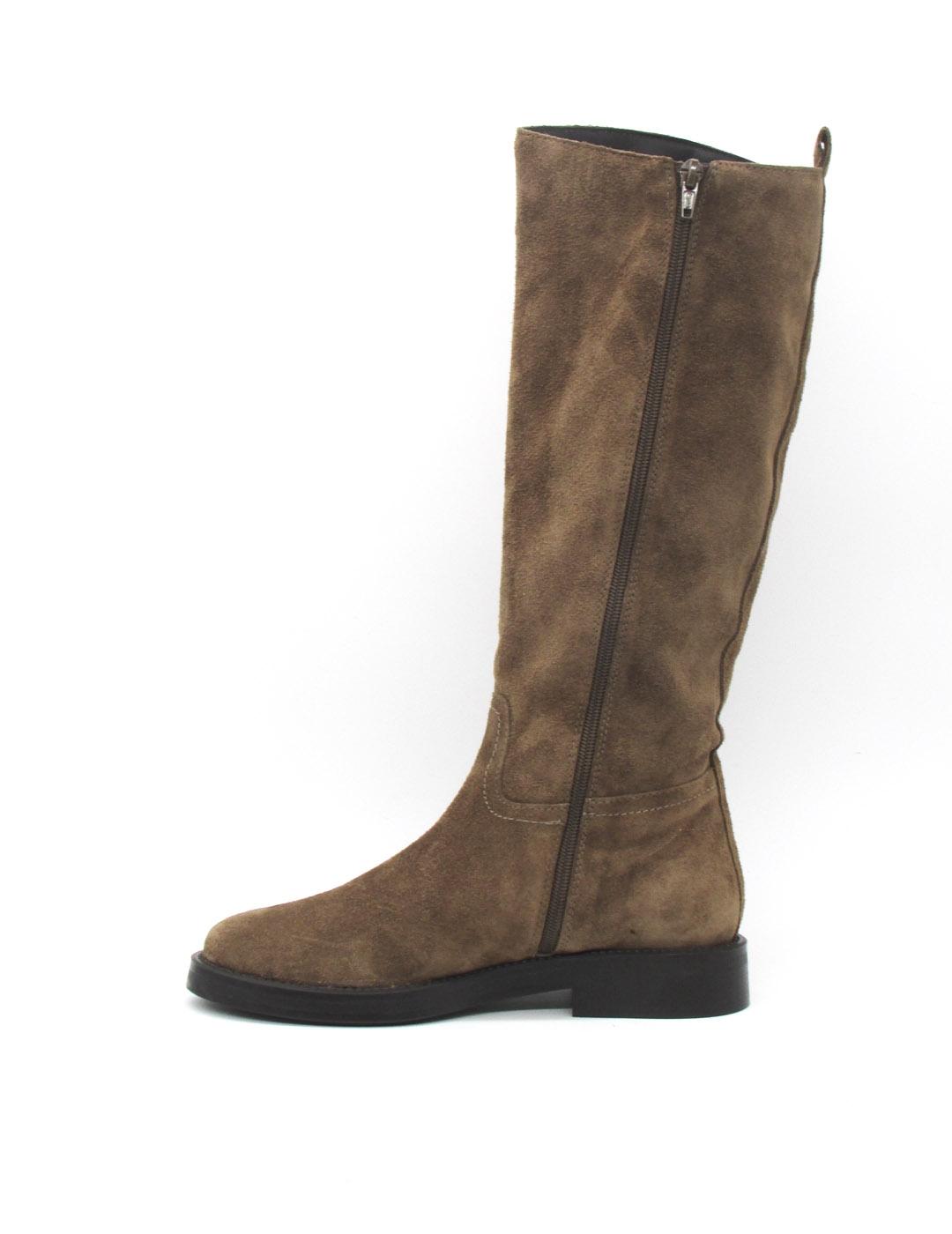 Bota Maria Jaen 1005N avellana serraje para mujer