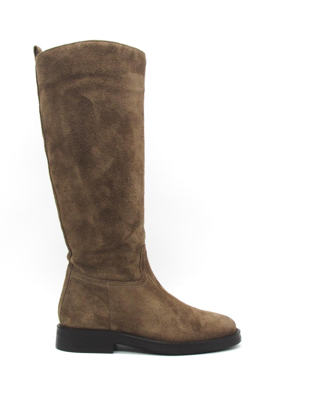 Bota Maria Jaen 1005N avellana serraje para mujer