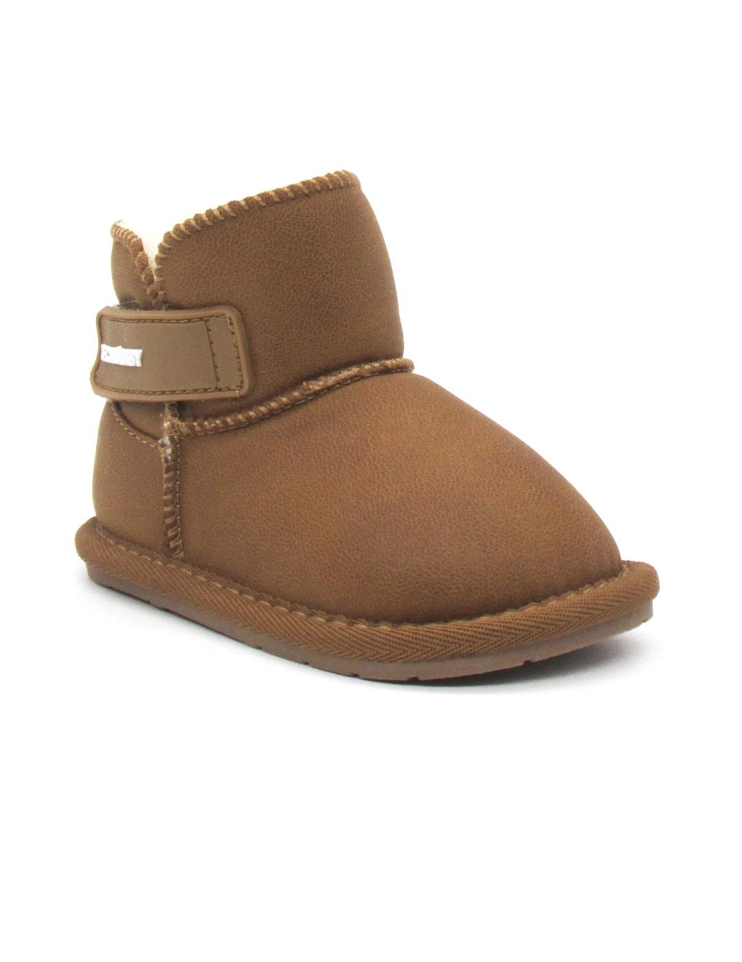 Botin Tecnobaby TESH501001tan color camel para niñ