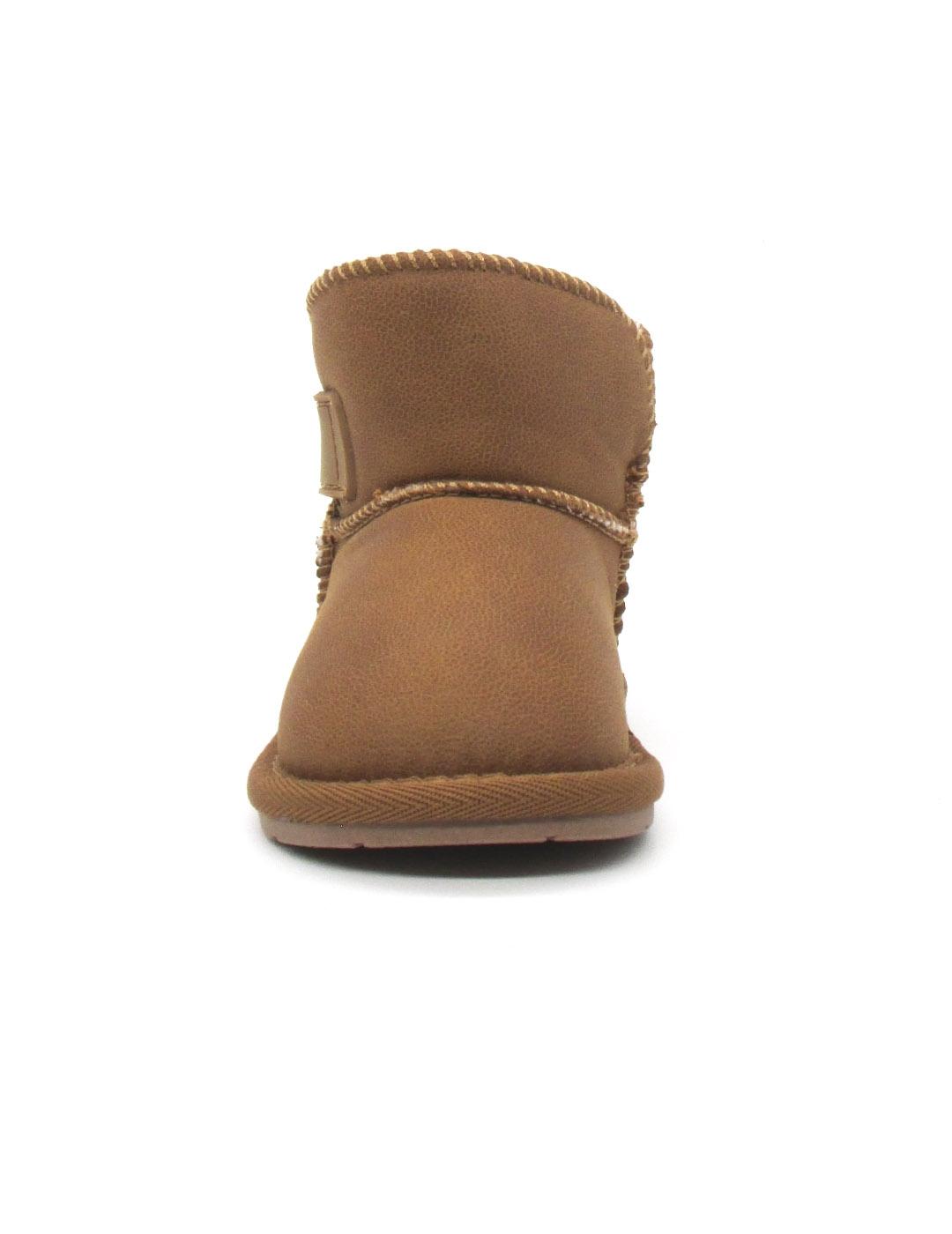 Botin Tecnobaby TESH501001tan color camel para niñ