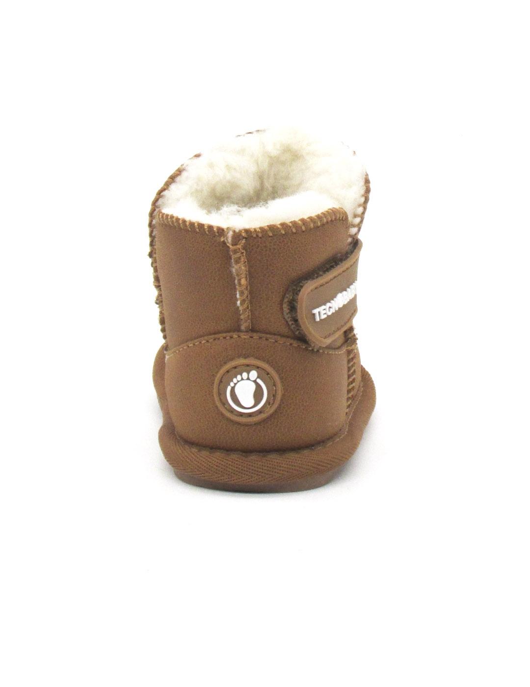 Botin Tecnobaby TESH501001tan color camel para niñ