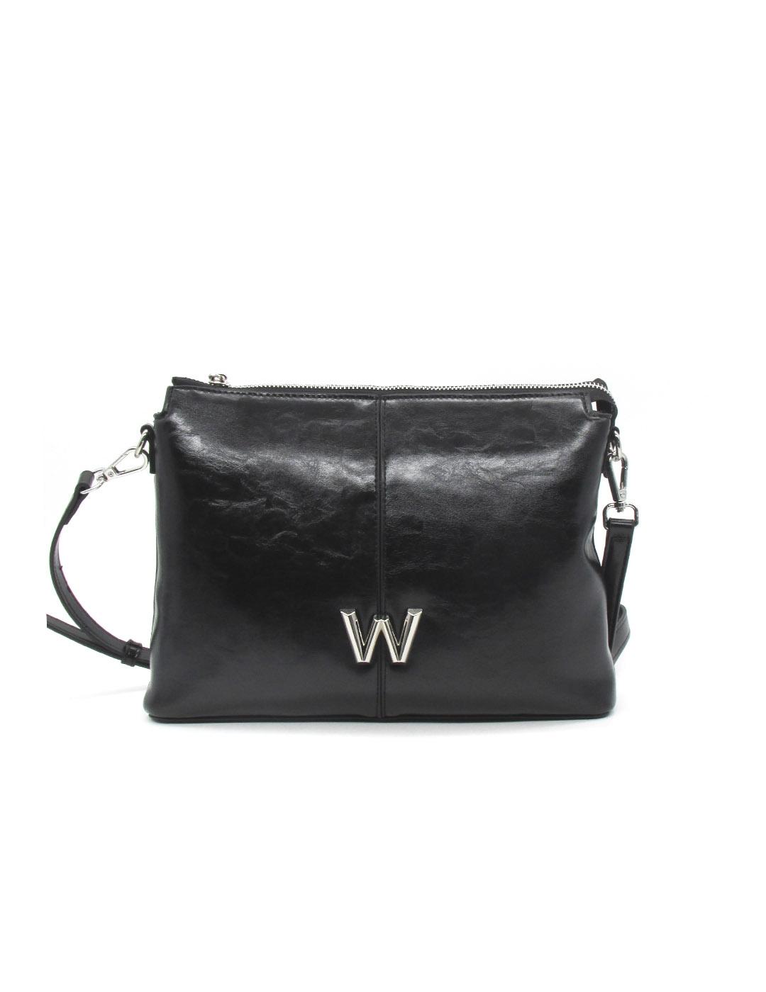 Bolso Wonders WB-54022 negro para mujer