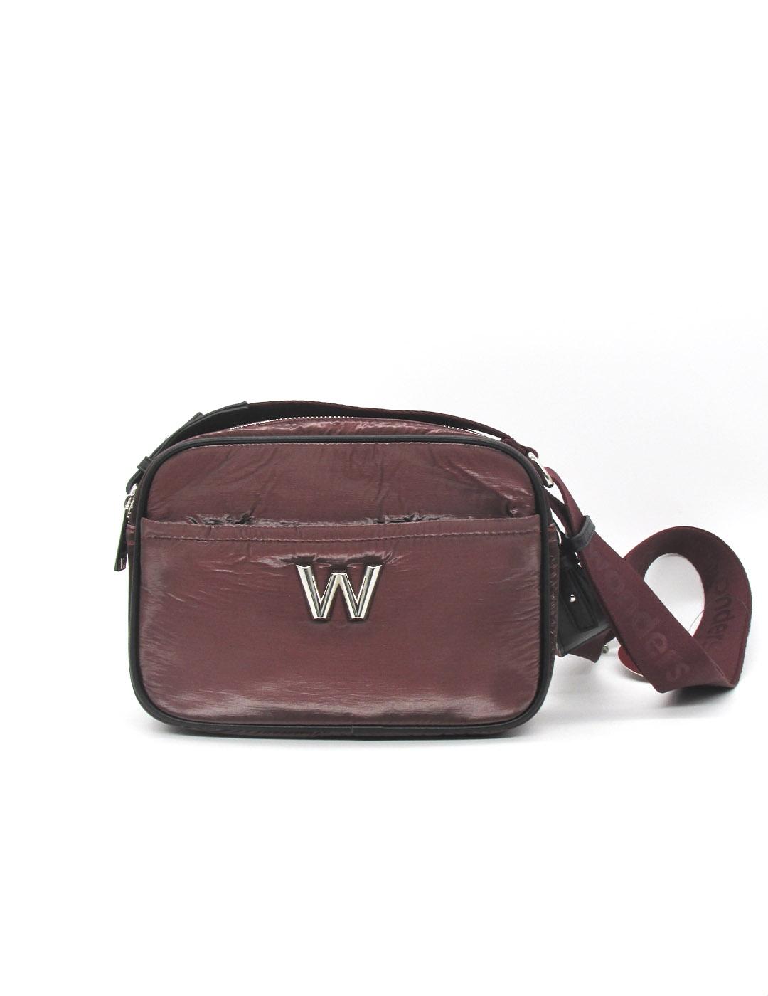 Bolso Wonders WB-52002 burdeos para mujer