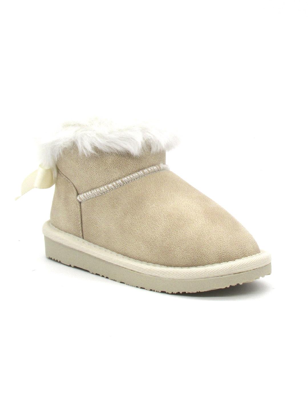 Botin Osito OSHH140125 beige para niña