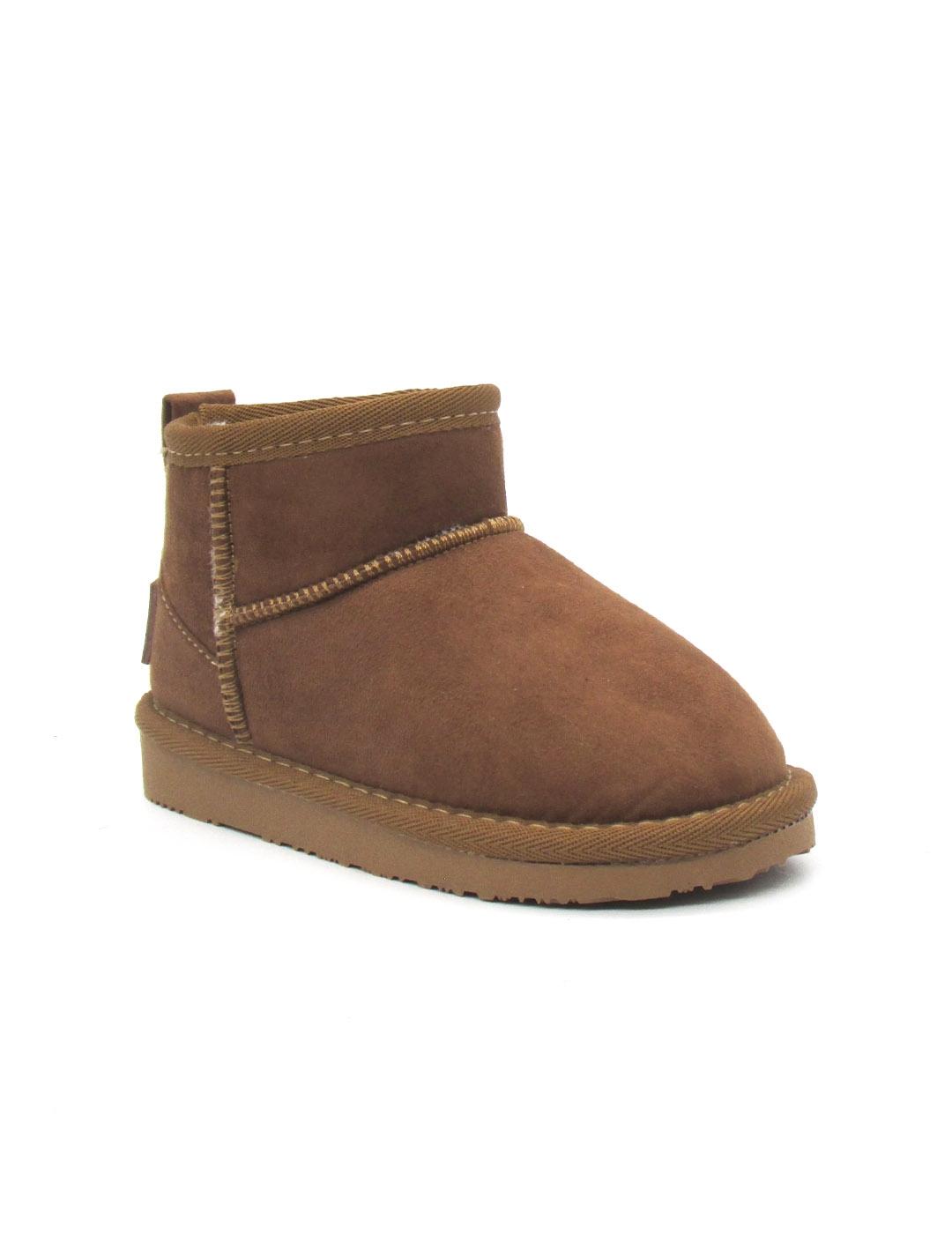 Botin Osito OSHH140111 de color camel para niña
