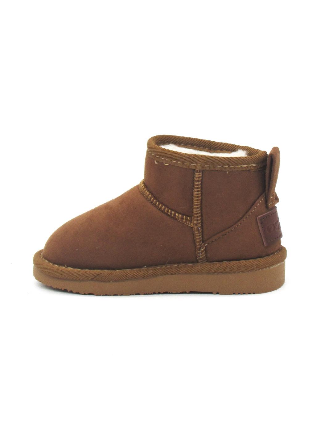 Botin Osito OSHH140111 de color camel para niña